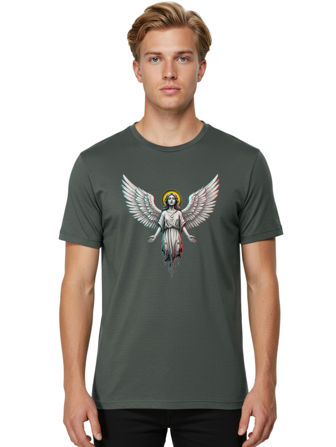 Melting-Angel Men'S Graphic Tee, 100% Cotton, Comfortable Casual Summer Wear, Machine Washable, Vintage Camera, Old Camera, Antique Camera, Black Camera, Classic Photography, Photography Equipment, Nostalgic Device, Film Camera, Camera Art Bam857