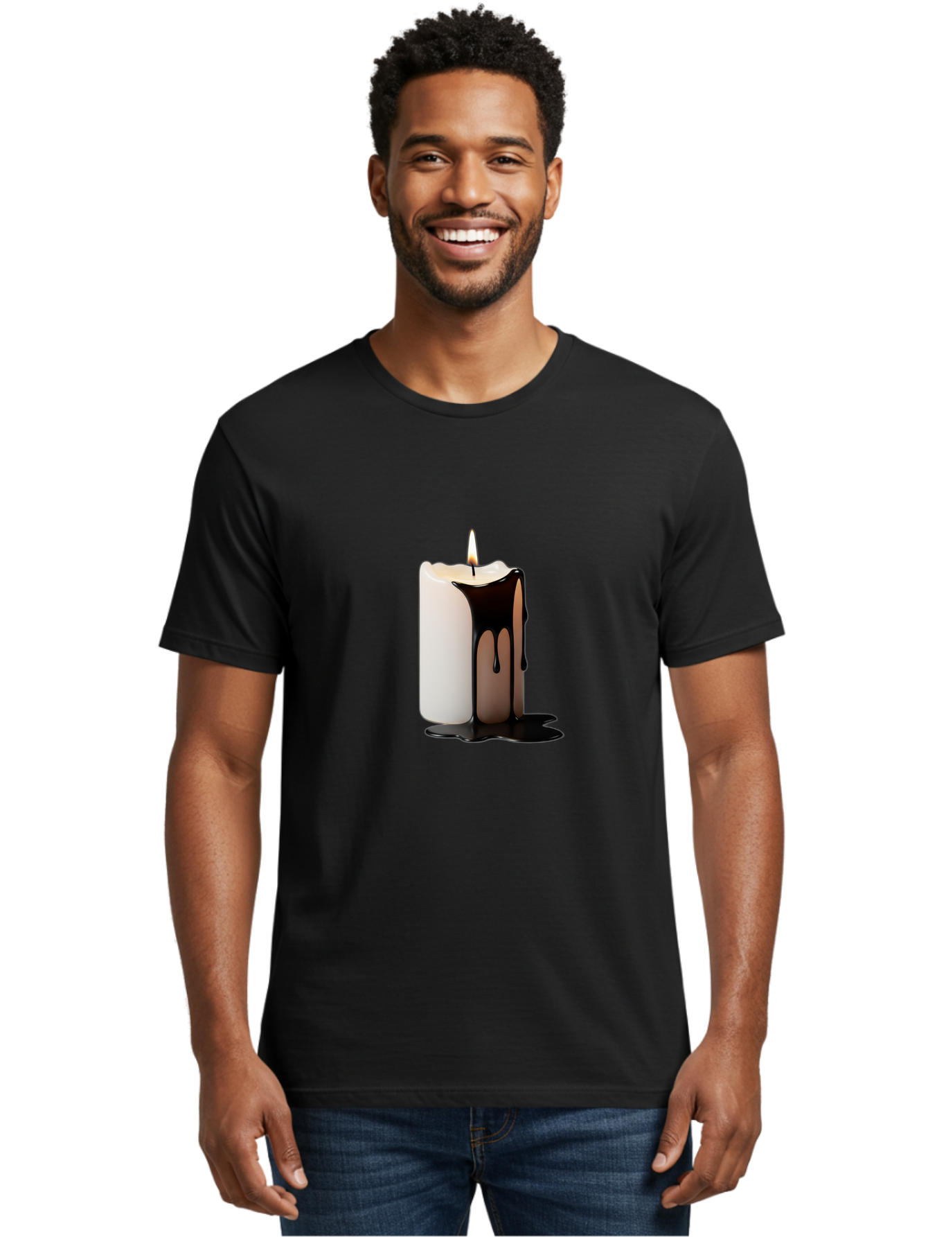 Melting-Candle Men'S Graphic Tee, 100% Cotton, Comfortable Casual Summer Wear, Machine Washable, Vintage Camera, Old Camera, Antique Camera, Black Camera, Classic Photography, Photography Equipment, Nostalgic Device, Film Camera, Camera Art Bam859