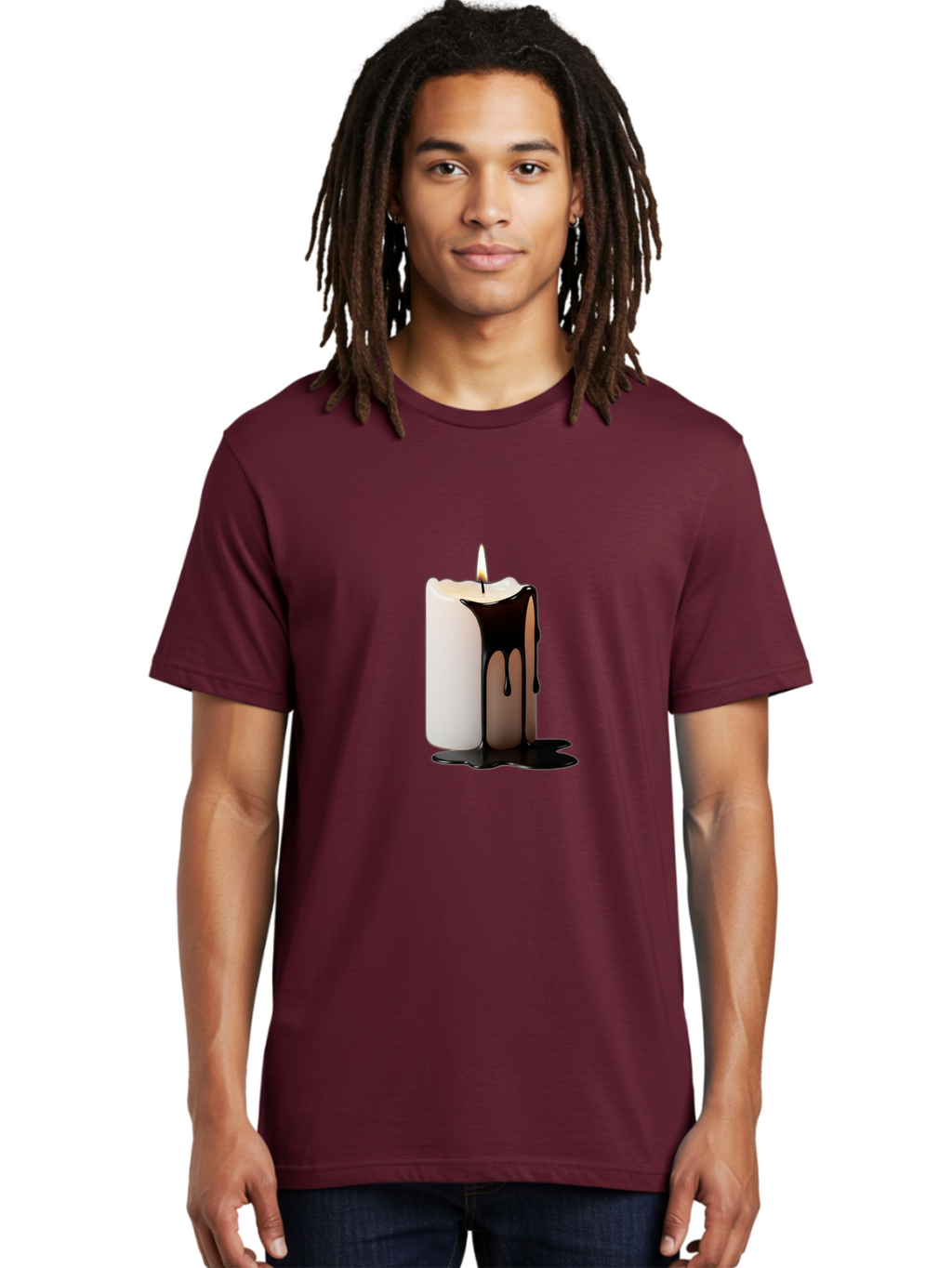 Melting-Candle Men'S Graphic Tee, 100% Cotton, Comfortable Casual Summer Wear, Machine Washable, Vintage Camera, Old Camera, Antique Camera, Black Camera, Classic Photography, Photography Equipment, Nostalgic Device, Film Camera, Camera Art Bam859
