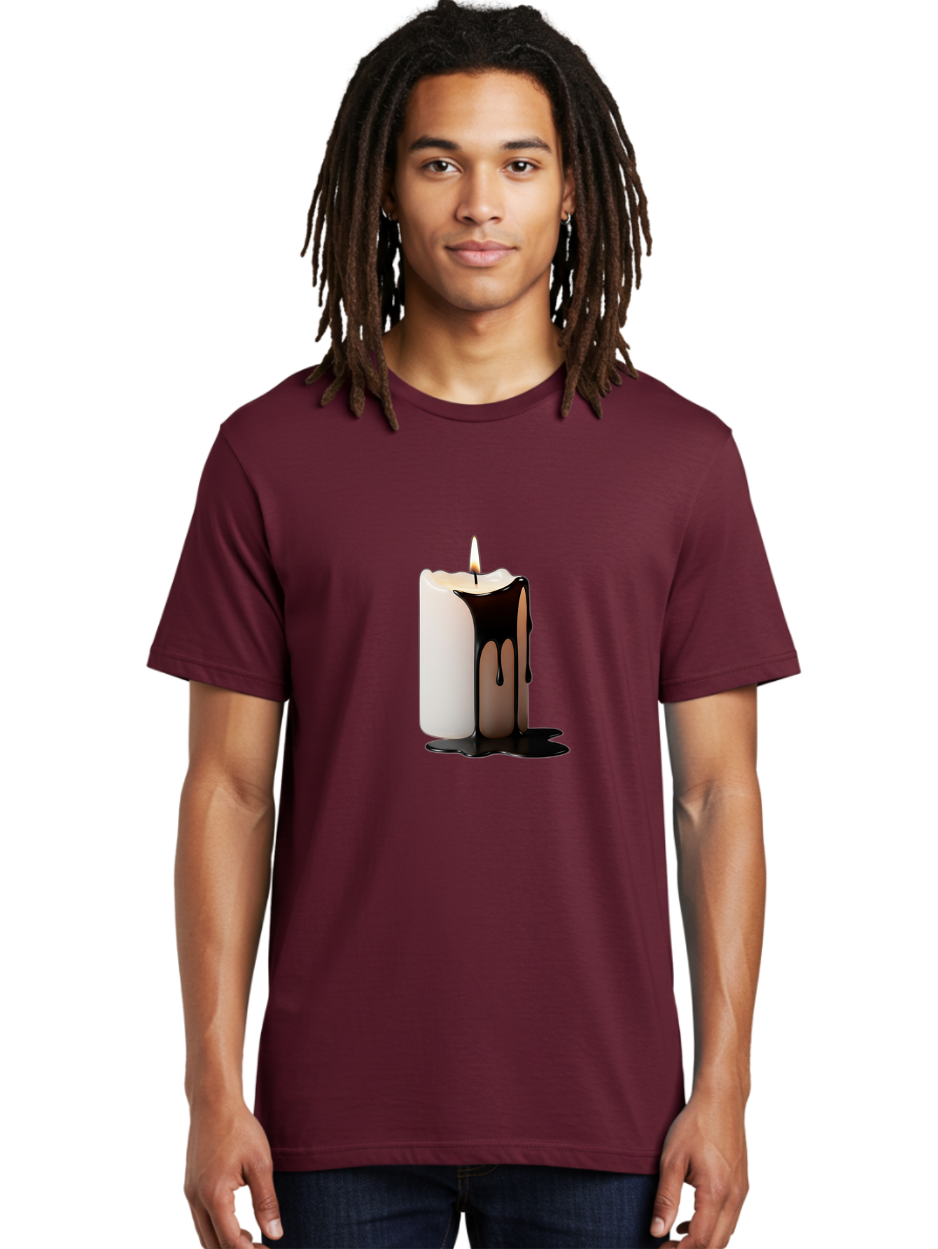 Melting-Candle Men'S Graphic Tee, 100% Cotton, Comfortable Casual Summer Wear, Machine Washable, Vintage Camera, Old Camera, Antique Camera, Black Camera, Classic Photography, Photography Equipment, Nostalgic Device, Film Camera, Camera Art Bam859