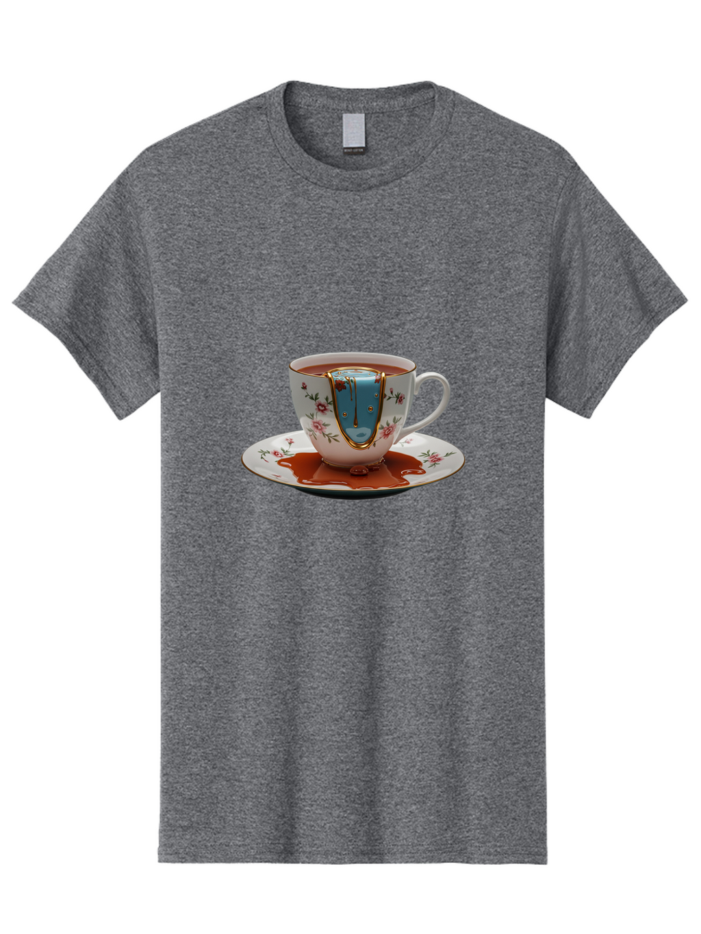 Melting-Coffee-Cup Men'S Graphic Tee, 100% Cotton, Comfortable Casual Summer Wear, Machine Washable, Vintage Camera, Old Camera, Antique Camera, Black Camera, Classic Photography, Photography Equipment, Nostalgic Device, Film Camera, Bam863