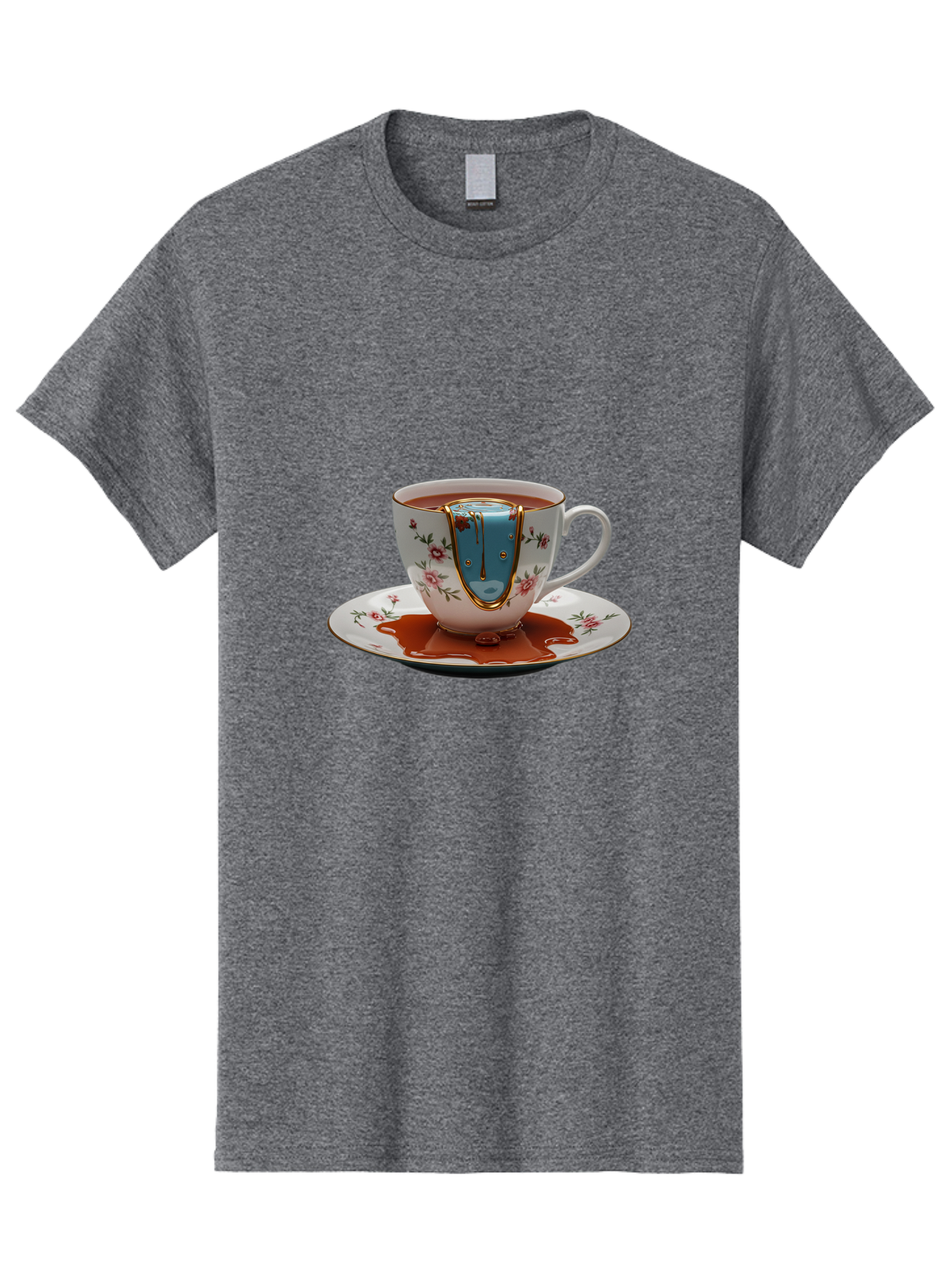 Melting-Coffee-Cup Men'S Graphic Tee, 100% Cotton, Comfortable Casual Summer Wear, Machine Washable, Vintage Camera, Old Camera, Antique Camera, Black Camera, Classic Photography, Photography Equipment, Nostalgic Device, Film Camera, Bam863