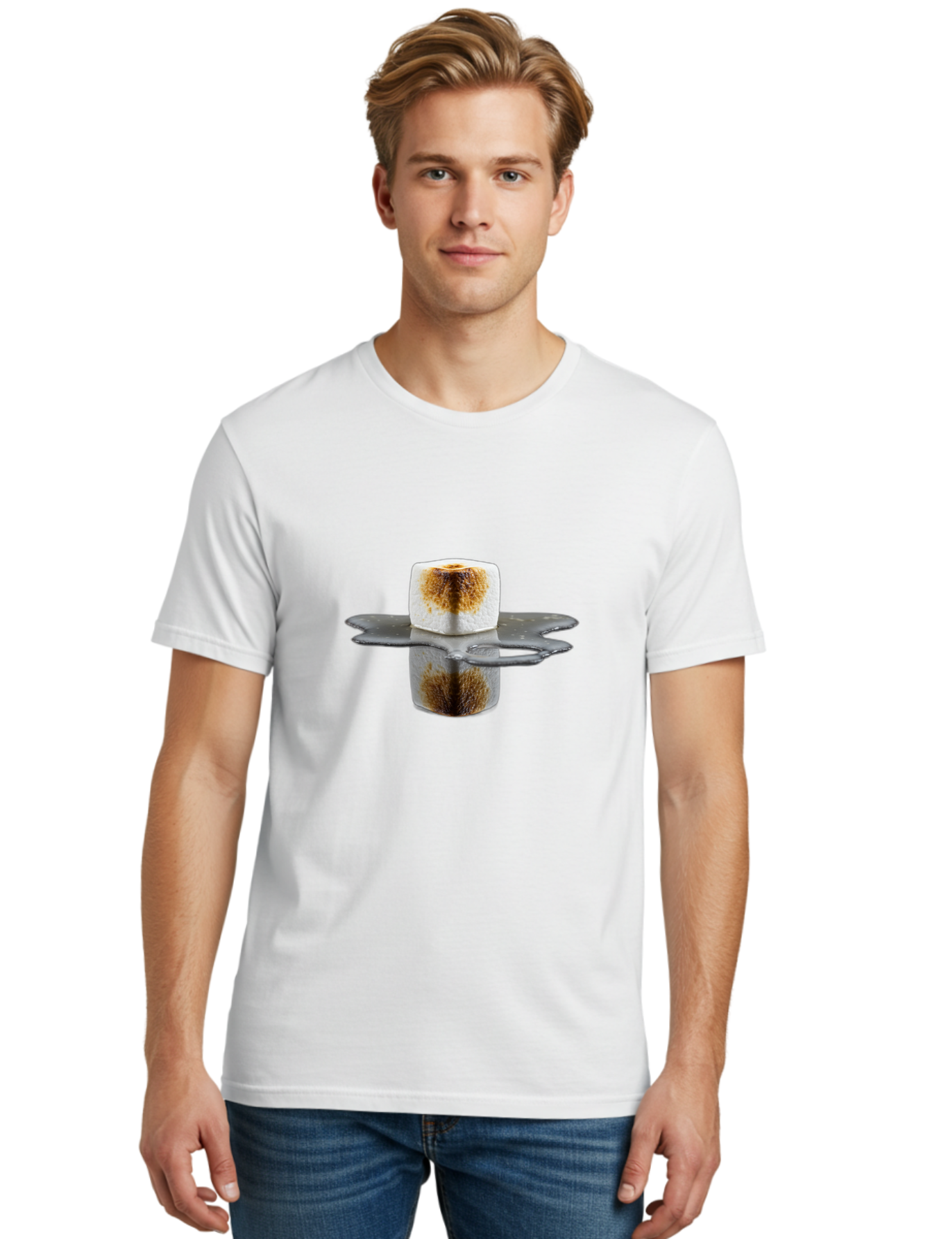 Melting-Marshmallow Men'S Graphic Tee, 100% Cotton, Comfortable Casual Summer Wear, Machine Washable, Vintage Camera, Old Camera, Antique Camera, Black Camera, Classic Photography, Photography Equipment, Nostalgic Device, Film Camera, Bam866