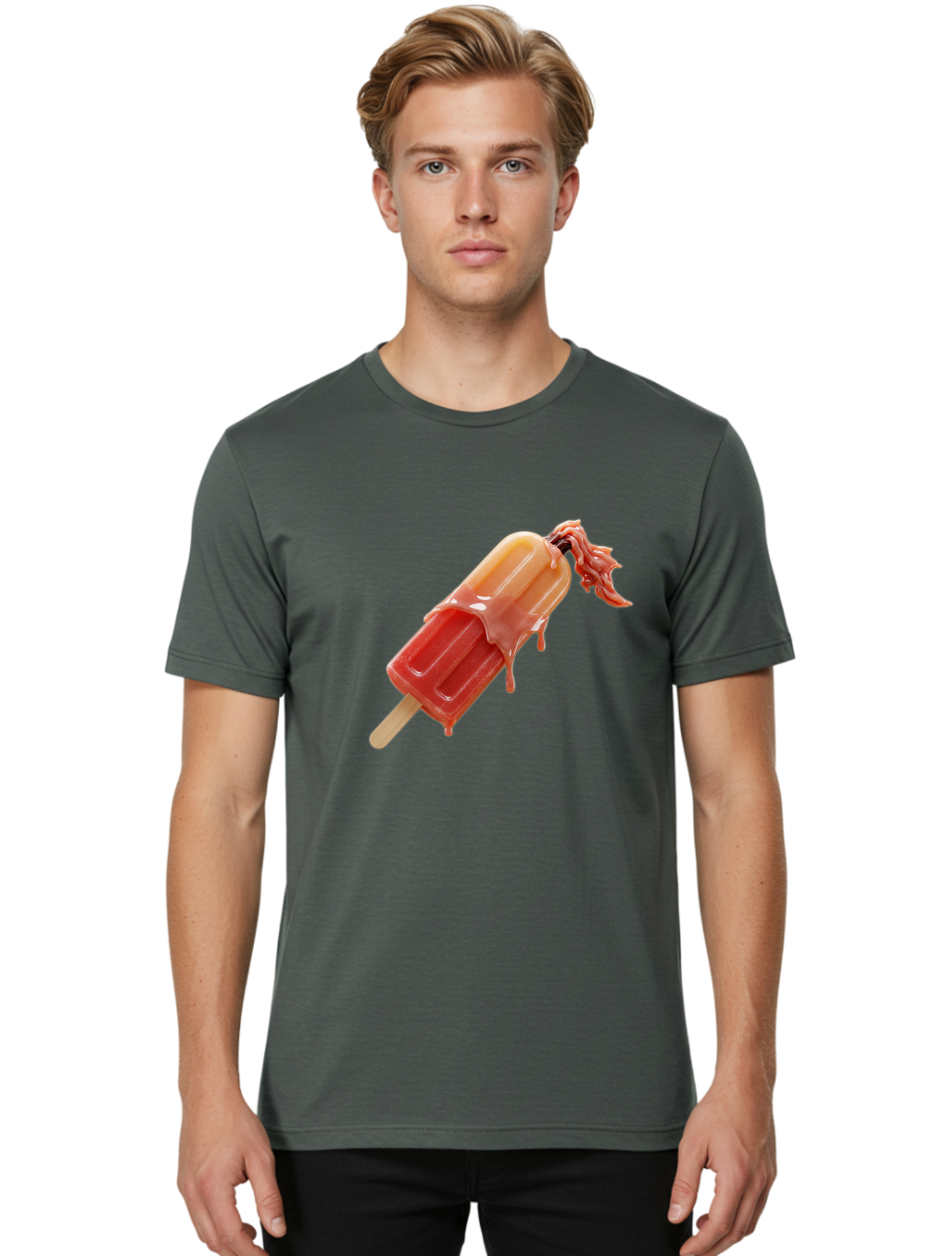 Melting-Popsicle Men'S Graphic Tee, 100% Cotton, Comfortable Casual Summer Wear, Machine Washable, Vintage Camera, Old Camera, Antique Camera, Black Camera, Classic Photography, Photography Equipment, Nostalgic Device, Film Camera, Camera Art Bam867