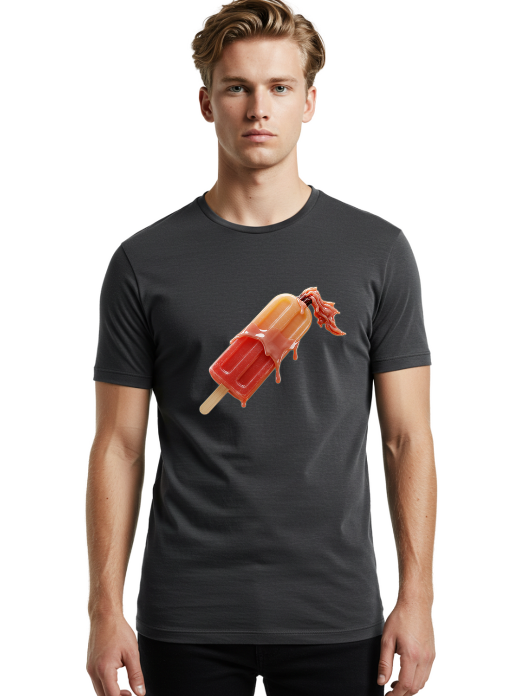 Melting-Popsicle Men'S Graphic Tee, 100% Cotton, Comfortable Casual Summer Wear, Machine Washable, Vintage Camera, Old Camera, Antique Camera, Black Camera, Classic Photography, Photography Equipment, Nostalgic Device, Film Camera, Camera Art Bam867