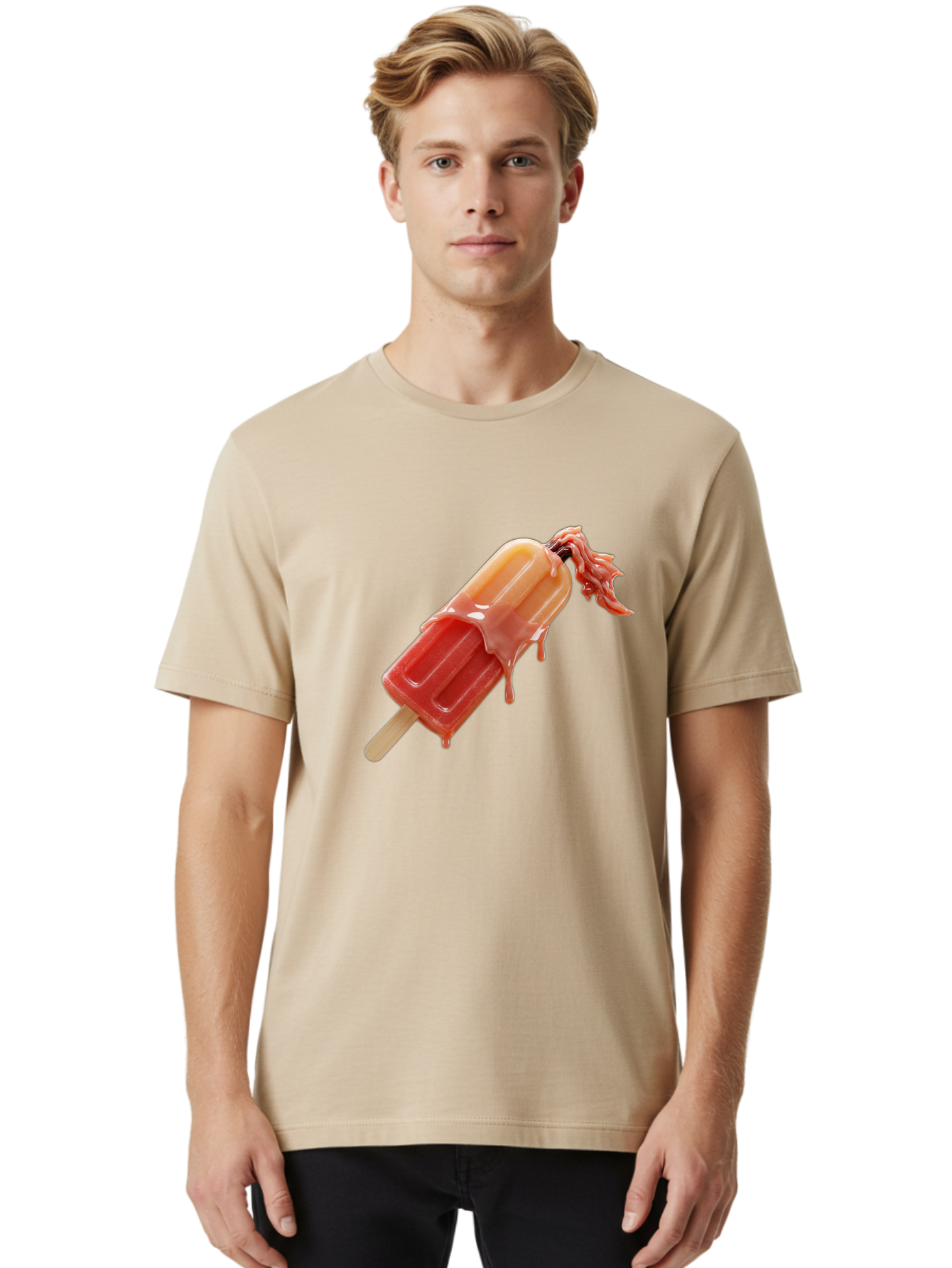 Melting-Popsicle Men'S Graphic Tee, 100% Cotton, Comfortable Casual Summer Wear, Machine Washable, Vintage Camera, Old Camera, Antique Camera, Black Camera, Classic Photography, Photography Equipment, Nostalgic Device, Film Camera, Camera Art Bam867