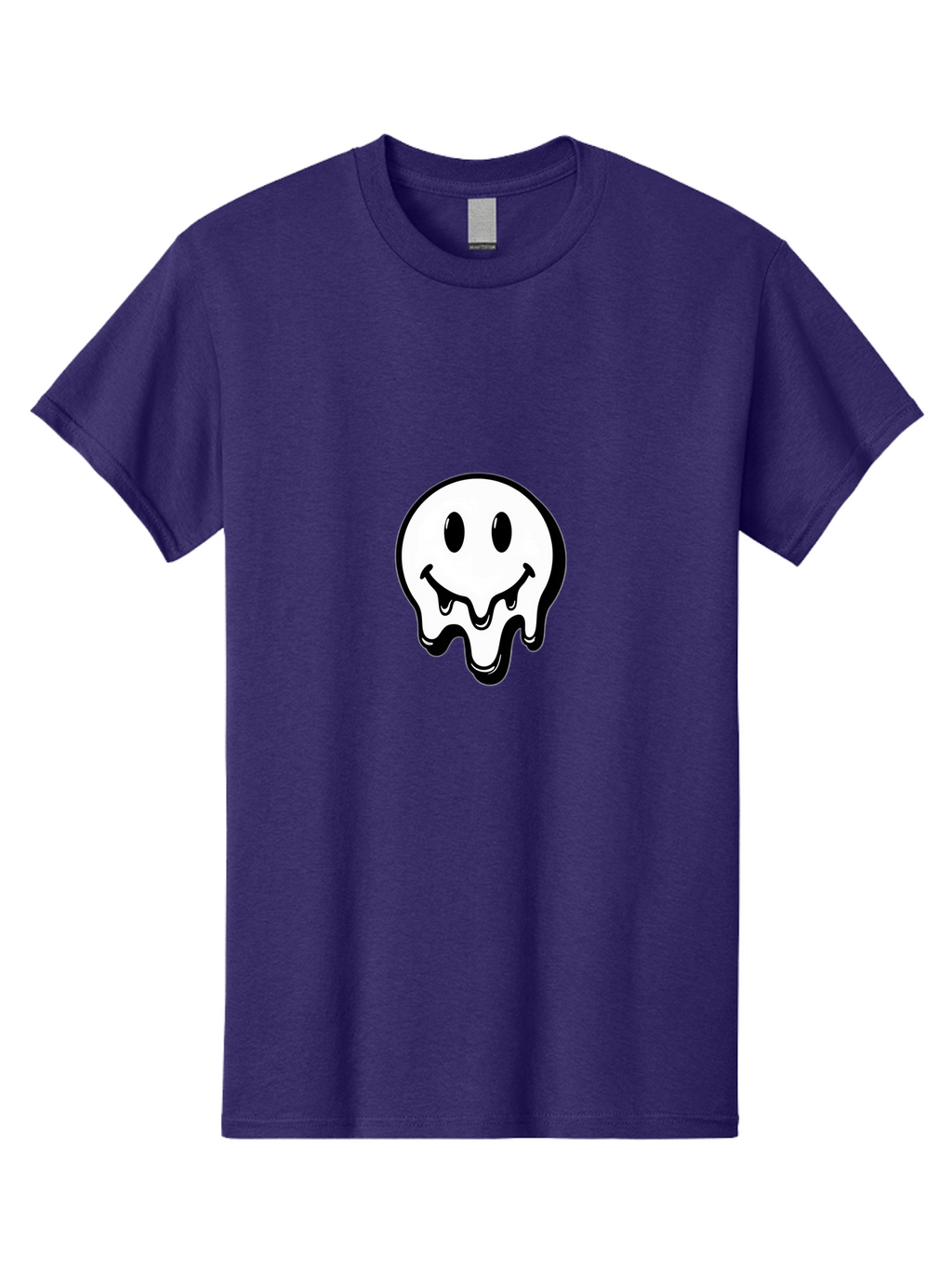 Melting-Smiley-2 Men'S Graphic Tee, 100% Cotton, Comfortable Casual Summer Wear, Machine Washable, Vintage Camera, Old Camera, Antique Camera, Black Camera, Classic Photography, Photography Equipment, Nostalgic Device, Film Camera, Camera Art Bam869