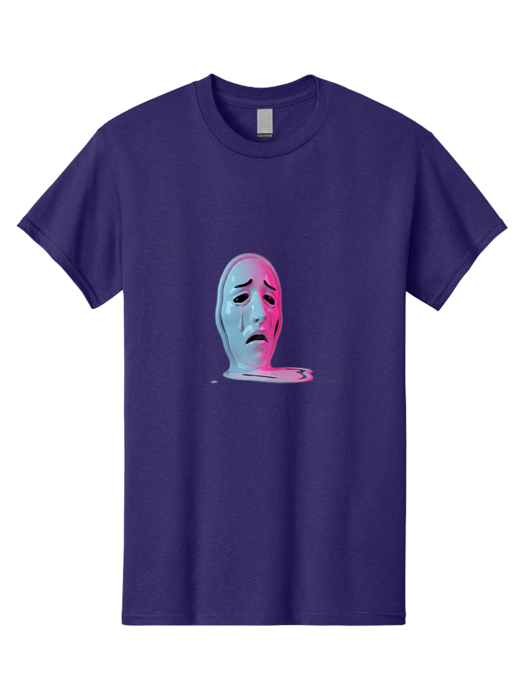 Melting-Tragedy-Mask Men'S Graphic Tee, 100% Cotton, Comfortable Casual Summer Wear, Machine Washable, Vintage Camera, Old Camera, Antique Camera, Black Camera, Classic Photography, Photography Equipment, Nostalgic Device, Film Camera, Bam875