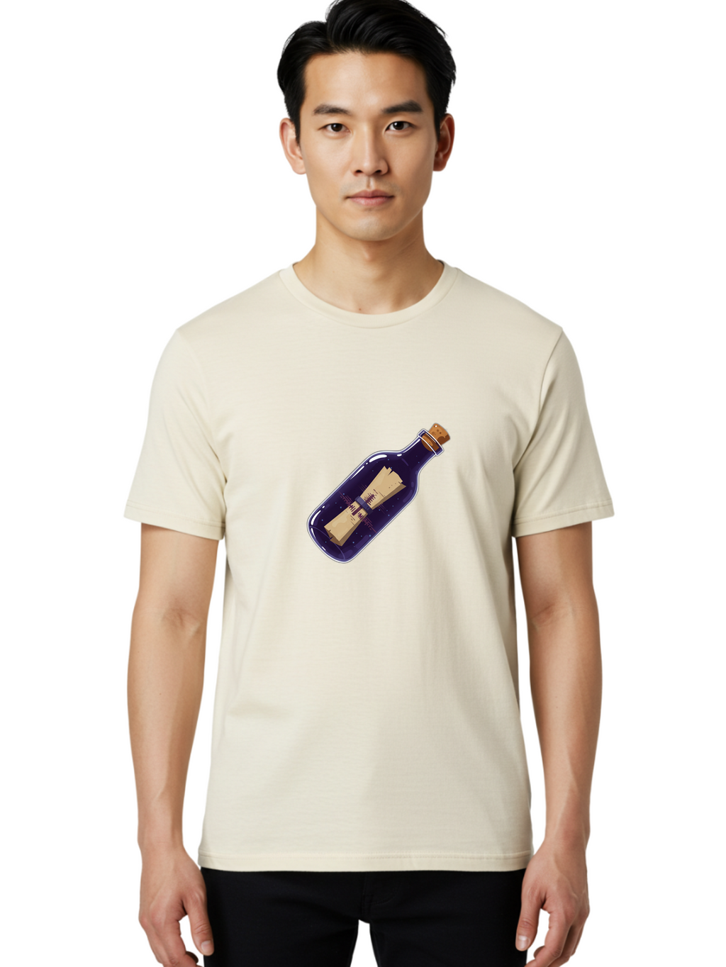 Message-In-A-Bottle Men'S Graphic Tee, 100% Cotton, Comfortable Casual Summer Wear, Machine Washable, Vintage Camera, Old Camera, Antique Camera, Black Camera, Classic Photography, Photography Equipment, Nostalgic Device, Film Camera, Bam877