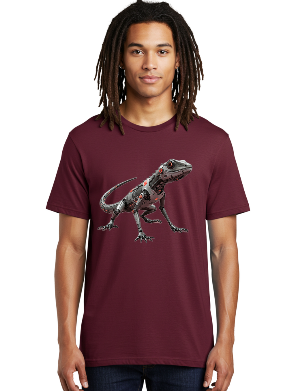 Metallic-Lizard Men'S Graphic Tee, 100% Cotton, Comfortable Casual Summer Wear, Machine Washable, Vintage Camera, Old Camera, Antique Camera, Black Camera, Classic Photography, Photography Equipment, Nostalgic Device, Film Camera, Camera Art Bam880