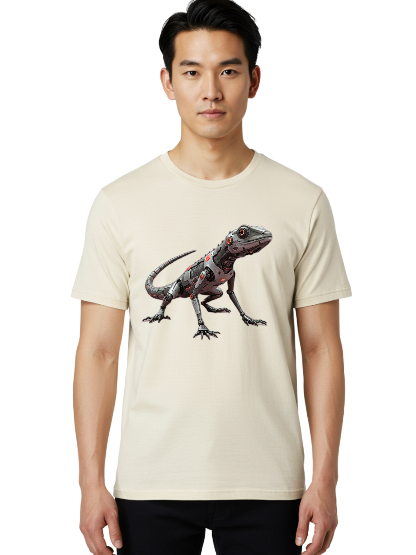 Metallic-Lizard Men'S Graphic Tee, 100% Cotton, Comfortable Casual Summer Wear, Machine Washable, Vintage Camera, Old Camera, Antique Camera, Black Camera, Classic Photography, Photography Equipment, Nostalgic Device, Film Camera, Camera Art Bam880