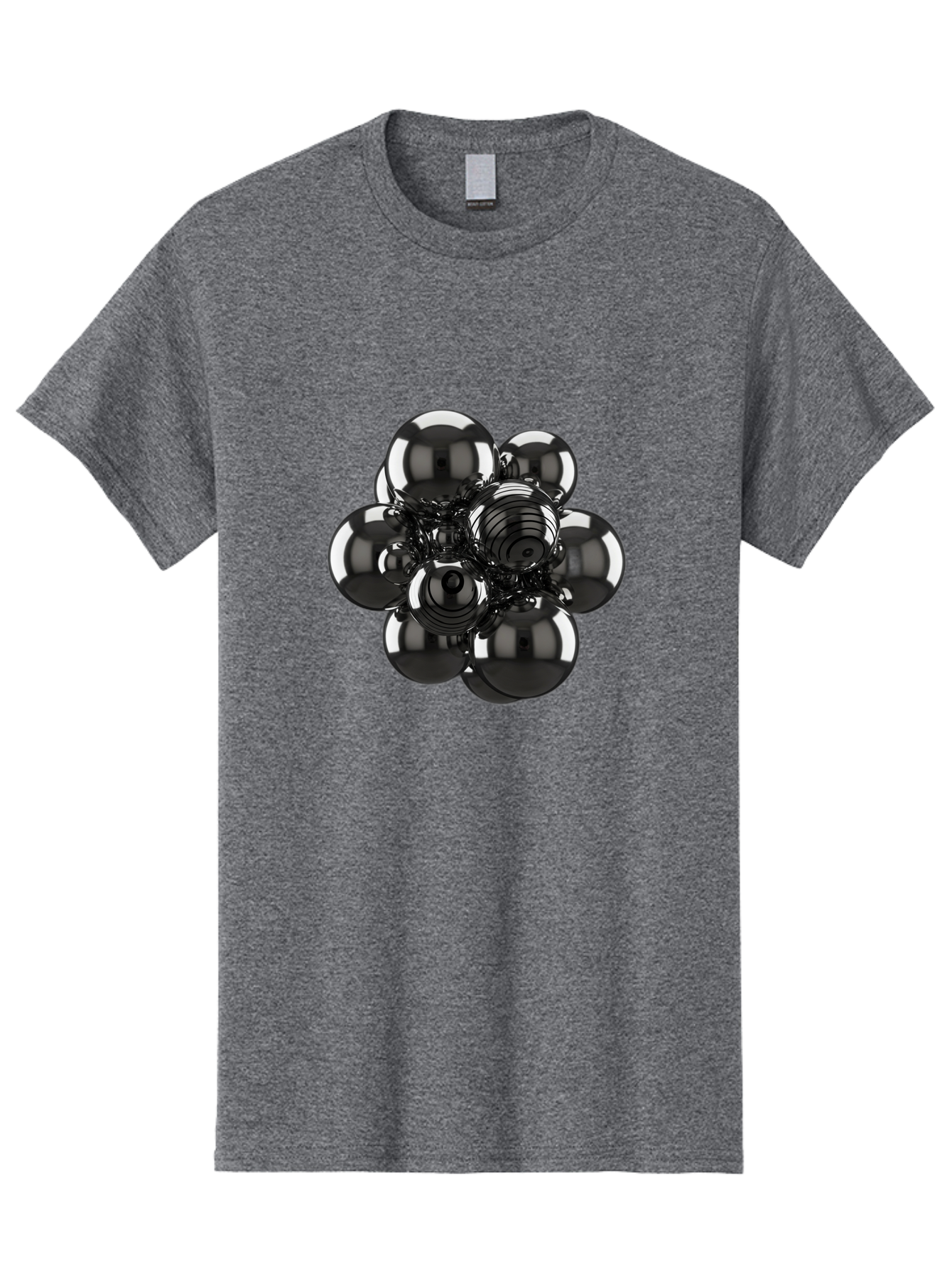 Metallic-Spheres-Cluster Men'S Graphic Tee, 100% Cotton, Comfortable Casual Summer Wear, Machine Washable, Vintage Camera, Old Camera, Antique Camera, Black Camera, Classic Photography, Photography Equipment, Nostalgic Device, Film Camera, Bam881
