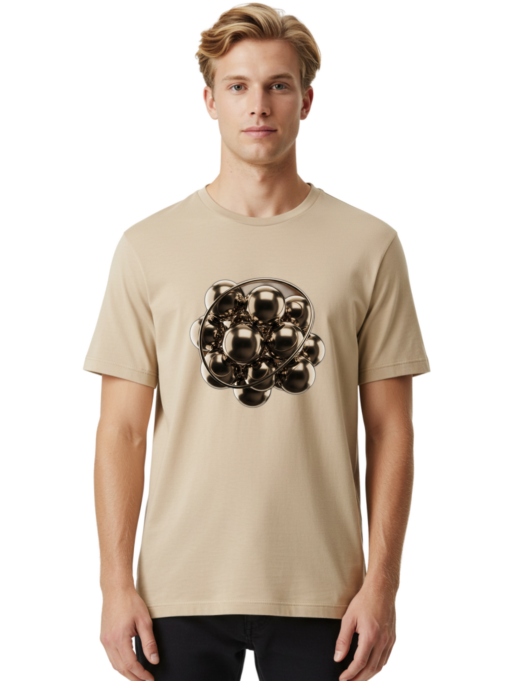 Metallic-Spheres Men'S Graphic Tee, 100% Cotton, Comfortable Casual Summer Wear, Machine Washable, Vintage Camera, Old Camera, Antique Camera, Black Camera, Classic Photography, Photography Equipment, Nostalgic Device, Film Camera, Camera Art Bam882