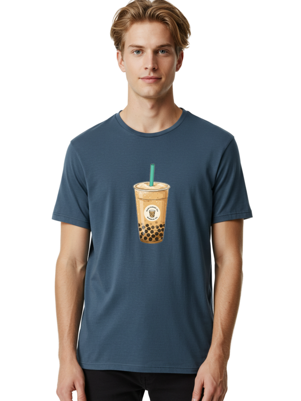 Milk-Darable-Bubble-Tea Men'S Graphic Tee, 100% Cotton, Comfortable Casual Summer Wear, Machine Washable, Vintage Camera, Old Camera, Antique Camera, Black Camera, Classic Photography, Photography Equipment, Nostalgic Device, Film Camera, Bam887