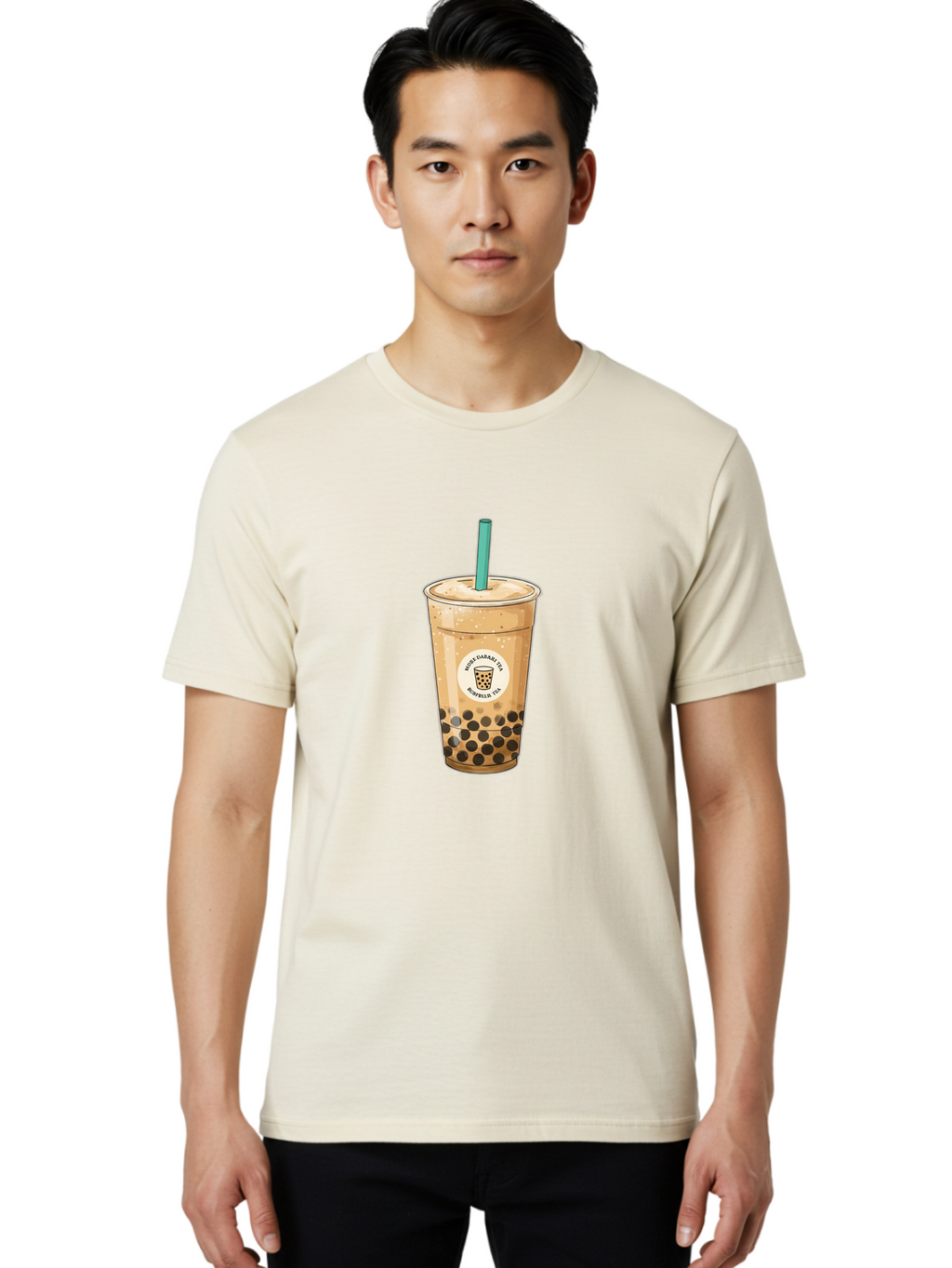 Milk-Darable-Bubble-Tea Men'S Graphic Tee, 100% Cotton, Comfortable Casual Summer Wear, Machine Washable, Vintage Camera, Old Camera, Antique Camera, Black Camera, Classic Photography, Photography Equipment, Nostalgic Device, Film Camera, Bam887