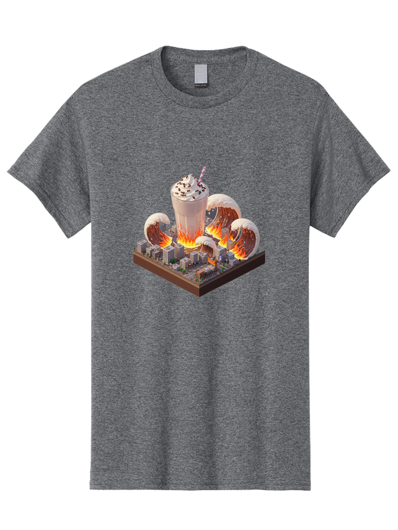 Mocha-Milkshake Men'S Graphic Tee, 100% Cotton, Comfortable Casual Summer Wear, Machine Washable, Vintage Camera, Old Camera, Antique Camera, Black Camera, Classic Photography, Photography Equipment, Nostalgic Device, Film Camera, Camera Art Bam894