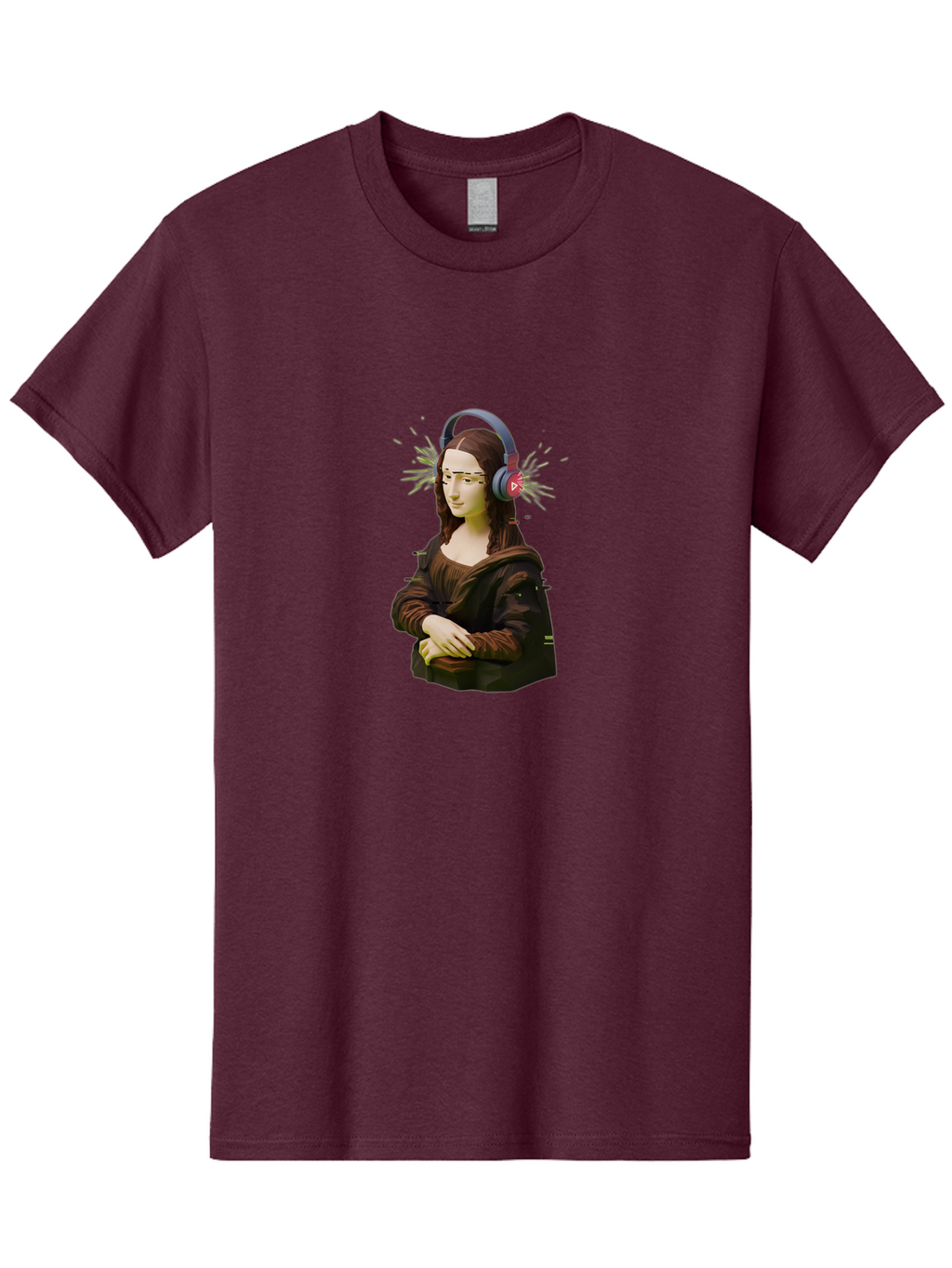 Mona-Lisa-5 Men'S Graphic Tee, 100% Cotton, Comfortable Casual Summer Wear, Machine Washable, Vintage Camera, Old Camera, Antique Camera, Black Camera, Classic Photography, Photography Equipment, Nostalgic Device, Film Camera, Camera Art Bam900