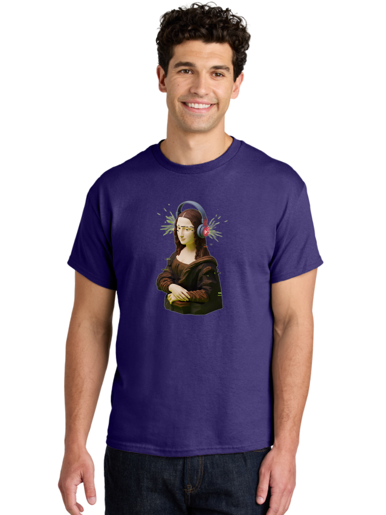 Mona-Lisa-5 Men'S Graphic Tee, 100% Cotton, Comfortable Casual Summer Wear, Machine Washable, Vintage Camera, Old Camera, Antique Camera, Black Camera, Classic Photography, Photography Equipment, Nostalgic Device, Film Camera, Camera Art Bam900