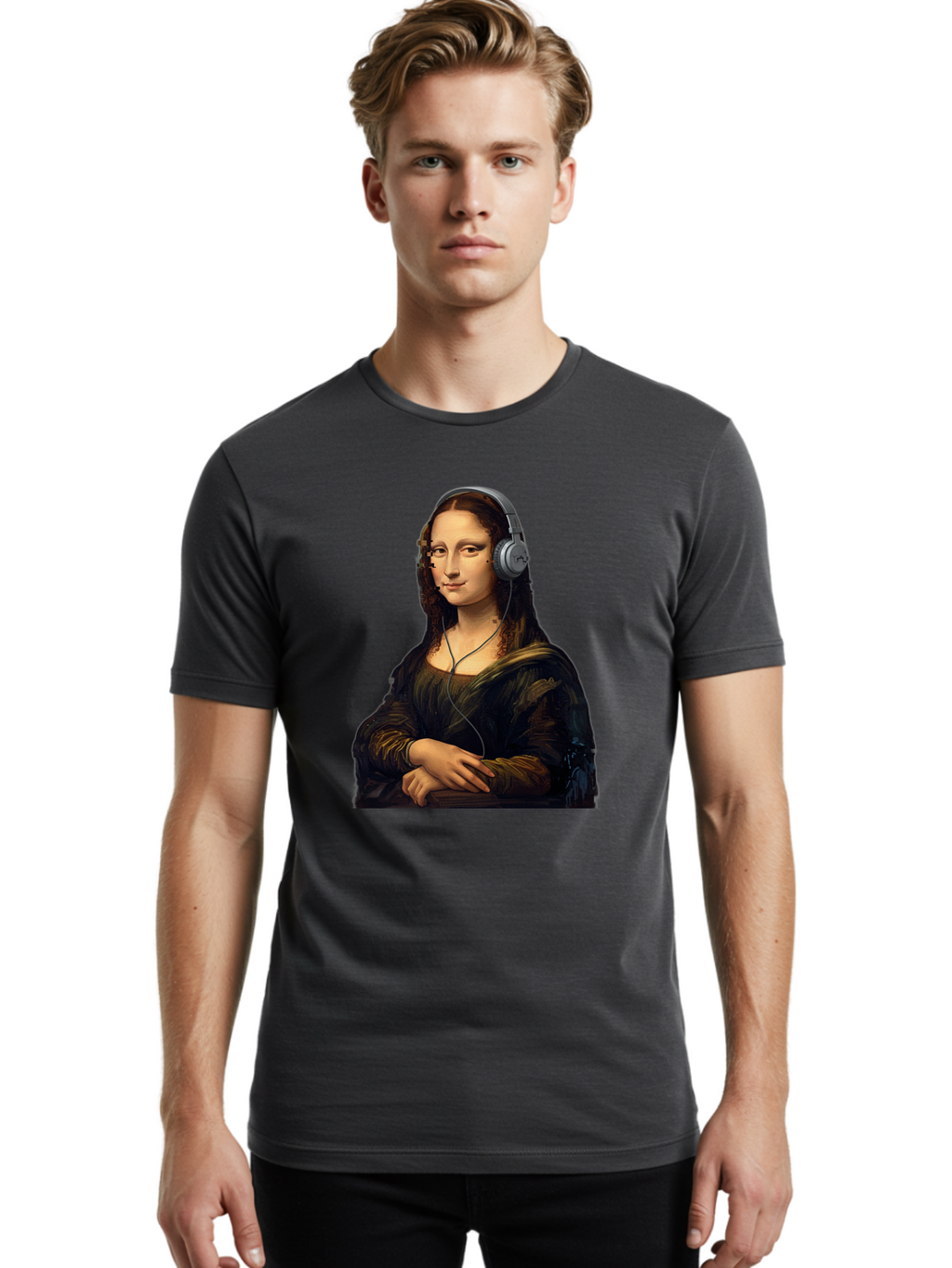 Mona-Lisa Men'S Graphic Tee, 100% Cotton, Comfortable Casual Summer Wear, Machine Washable, Vintage Camera, Old Camera, Antique Camera, Black Camera, Classic Photography, Photography Equipment, Nostalgic Device, Film Camera, Camera Art Bam913