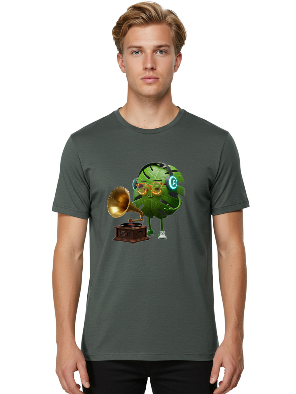 Monster-Leaf Men'S Graphic Tee, 100% Cotton, Comfortable Casual Summer Wear, Machine Washable, Vintage Camera, Old Camera, Antique Camera, Black Camera, Classic Photography, Photography Equipment, Nostalgic Device, Film Camera, Camera Art Bam917