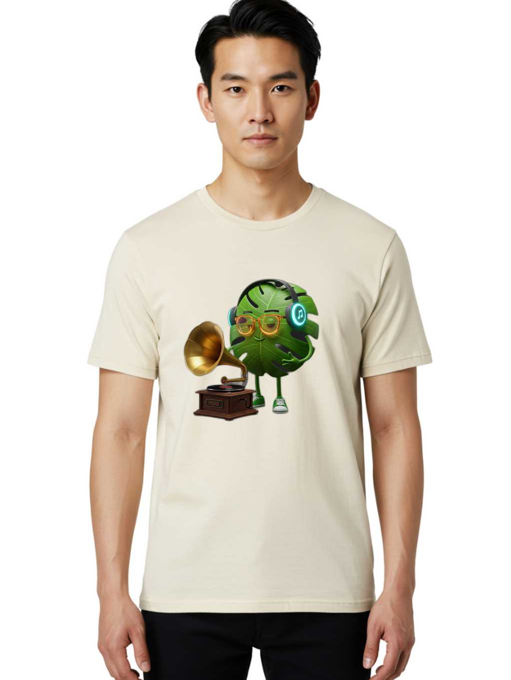 Monster-Leaf Men'S Graphic Tee, 100% Cotton, Comfortable Casual Summer Wear, Machine Washable, Vintage Camera, Old Camera, Antique Camera, Black Camera, Classic Photography, Photography Equipment, Nostalgic Device, Film Camera, Camera Art Bam917