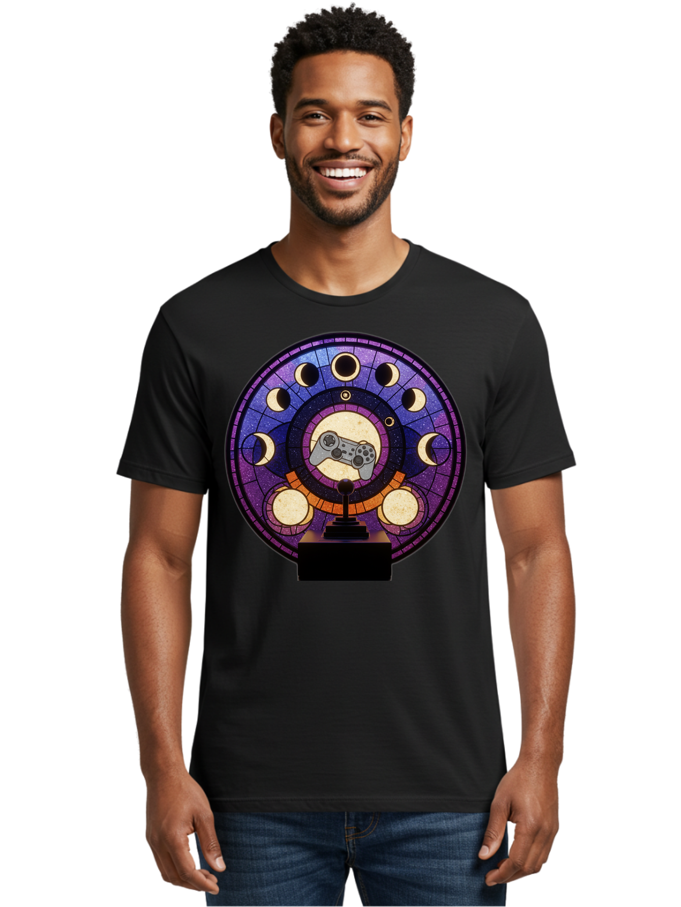 Moon-Phases-The-Game-Award Men'S Graphic Tee, 100% Cotton, Comfortable Casual Summer Wear, Machine Washable, Vintage Camera, Old Camera, Antique Camera, Black Camera, Classic Photography, Photography Equipment, Nostalgic Device, Film Camera, Bam921