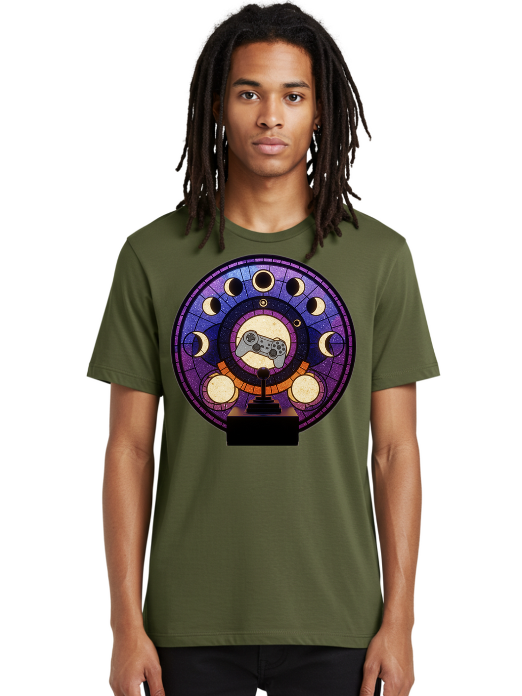 Moon-Phases-The-Game-Award Men'S Graphic Tee, 100% Cotton, Comfortable Casual Summer Wear, Machine Washable, Vintage Camera, Old Camera, Antique Camera, Black Camera, Classic Photography, Photography Equipment, Nostalgic Device, Film Camera, Bam921