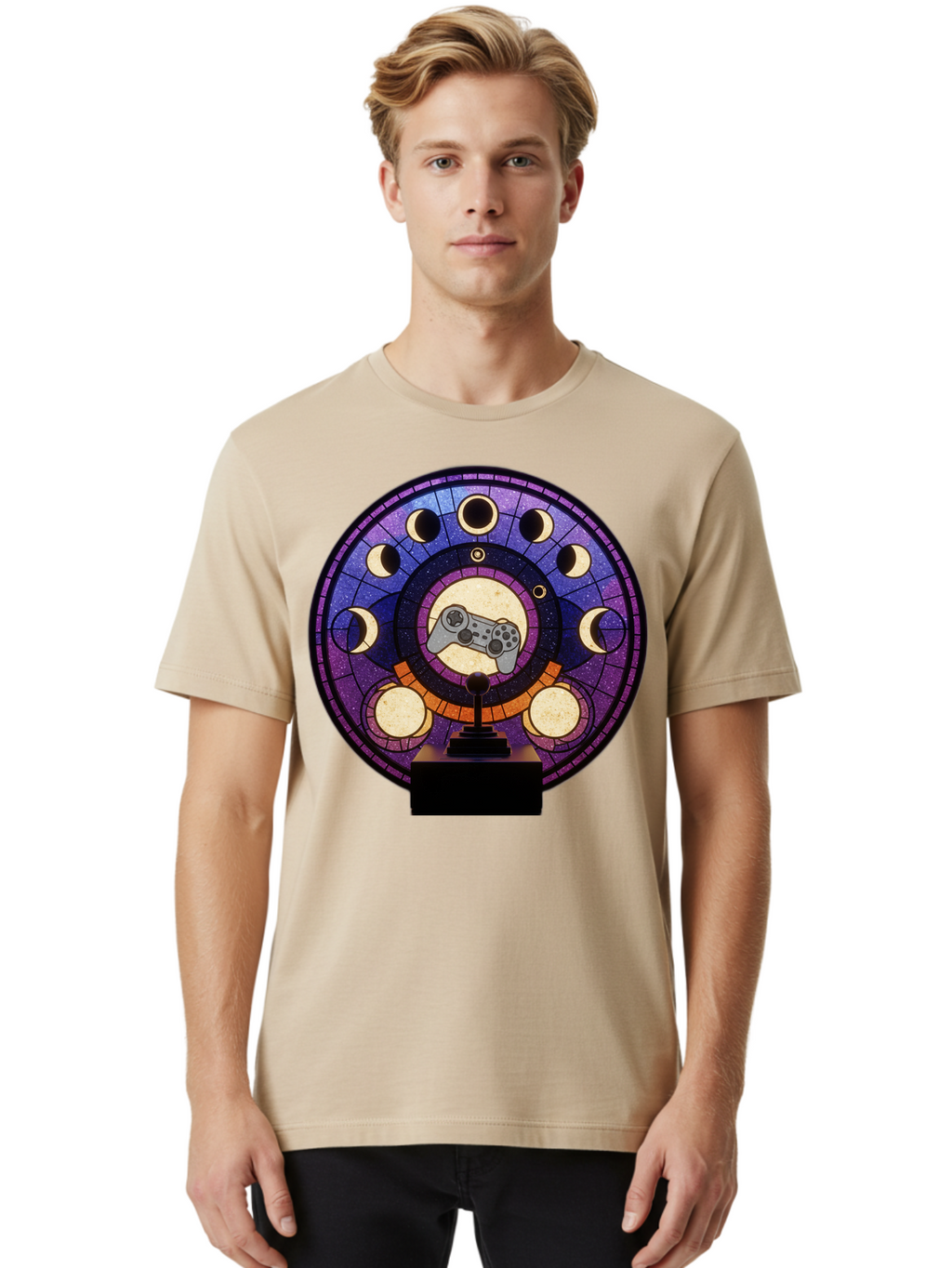 Moon-Phases-The-Game-Award Men'S Graphic Tee, 100% Cotton, Comfortable Casual Summer Wear, Machine Washable, Vintage Camera, Old Camera, Antique Camera, Black Camera, Classic Photography, Photography Equipment, Nostalgic Device, Film Camera, Bam921