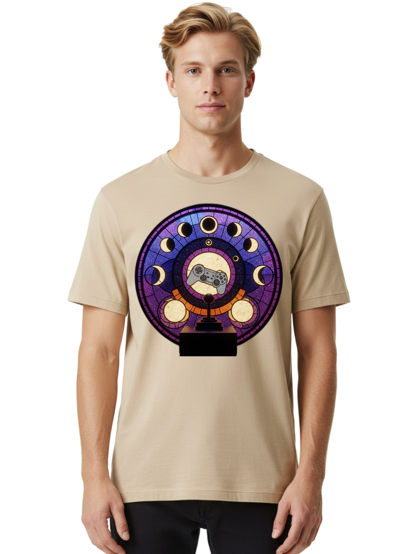 Moon-Phases-The-Game-Award Men'S Graphic Tee, 100% Cotton, Comfortable Casual Summer Wear, Machine Washable, Vintage Camera, Old Camera, Antique Camera, Black Camera, Classic Photography, Photography Equipment, Nostalgic Device, Film Camera, Bam921