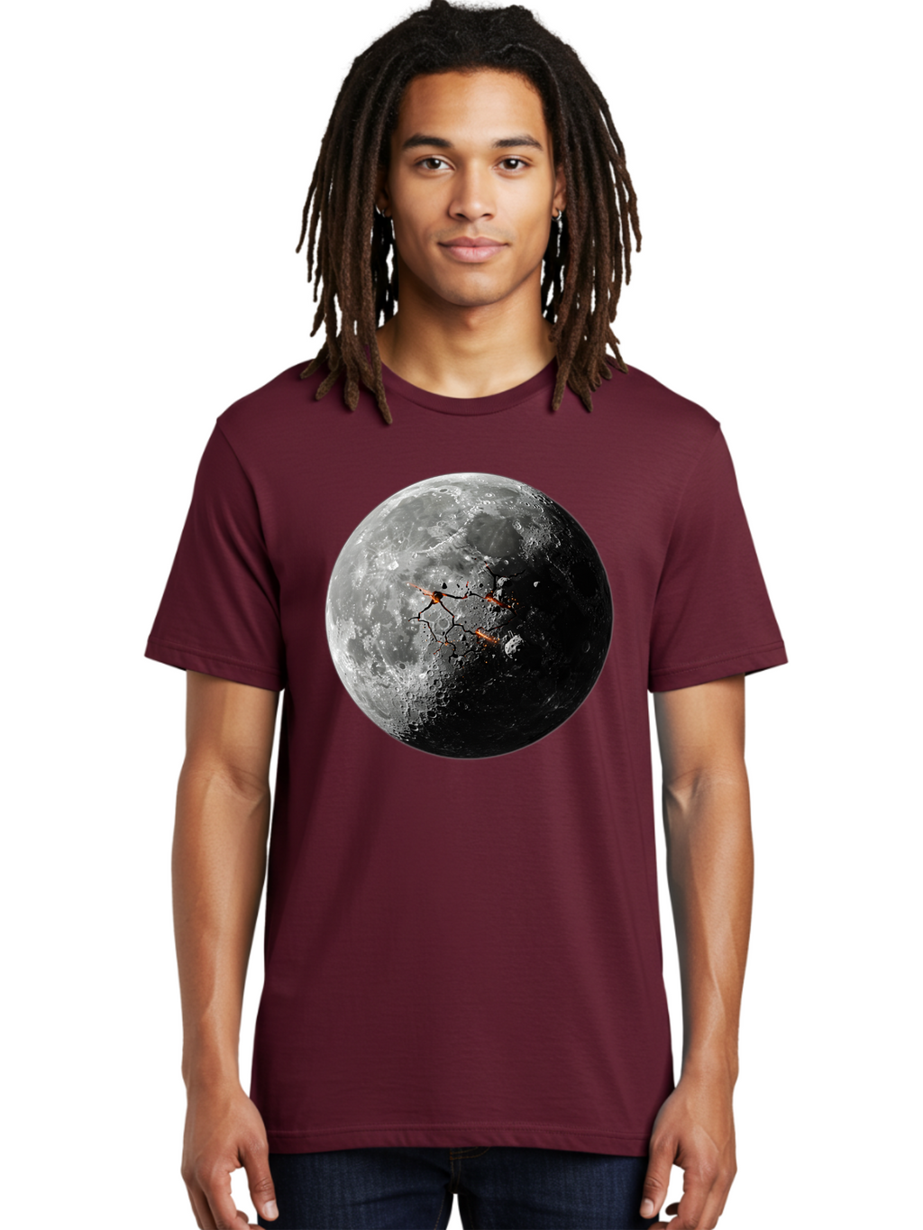 Moon-Surface Men'S Graphic Tee, 100% Cotton, Comfortable Casual Summer Wear, Machine Washable, Vintage Camera, Old Camera, Antique Camera, Black Camera, Classic Photography, Photography Equipment, Nostalgic Device, Film Camera, Camera Art Bam925