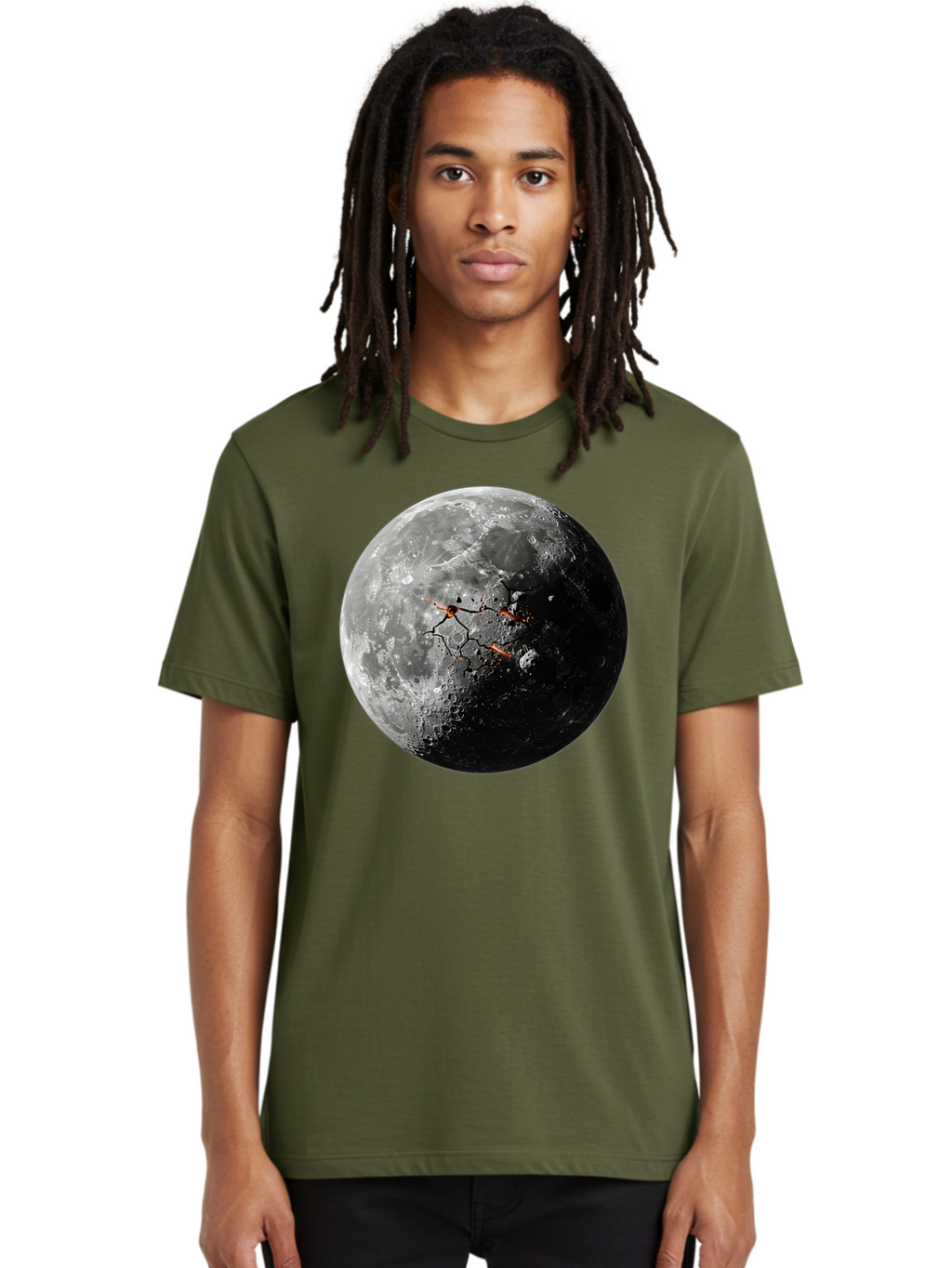 Moon-Surface Men'S Graphic Tee, 100% Cotton, Comfortable Casual Summer Wear, Machine Washable, Vintage Camera, Old Camera, Antique Camera, Black Camera, Classic Photography, Photography Equipment, Nostalgic Device, Film Camera, Camera Art Bam925