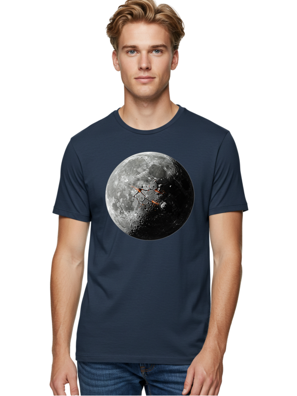 Moon-Surface Men'S Graphic Tee, 100% Cotton, Comfortable Casual Summer Wear, Machine Washable, Vintage Camera, Old Camera, Antique Camera, Black Camera, Classic Photography, Photography Equipment, Nostalgic Device, Film Camera, Camera Art Bam925