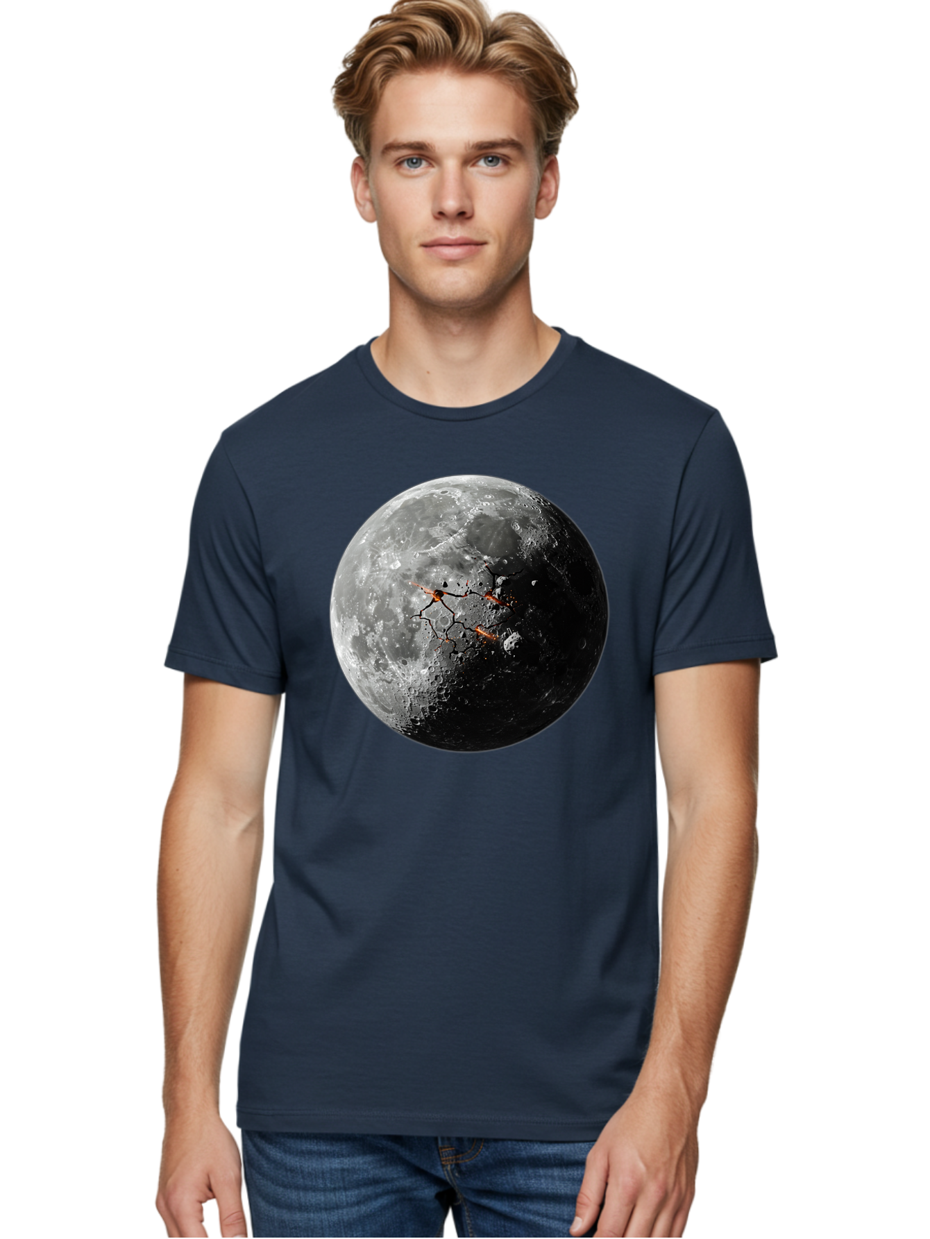 Moon-Surface Men'S Graphic Tee, 100% Cotton, Comfortable Casual Summer Wear, Machine Washable, Vintage Camera, Old Camera, Antique Camera, Black Camera, Classic Photography, Photography Equipment, Nostalgic Device, Film Camera, Camera Art Bam925