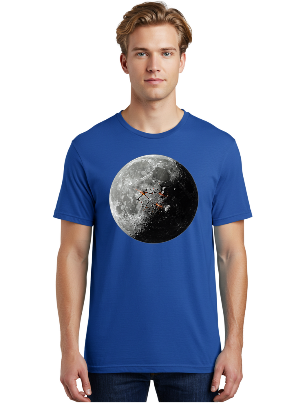 Moon-Surface Men'S Graphic Tee, 100% Cotton, Comfortable Casual Summer Wear, Machine Washable, Vintage Camera, Old Camera, Antique Camera, Black Camera, Classic Photography, Photography Equipment, Nostalgic Device, Film Camera, Camera Art Bam925