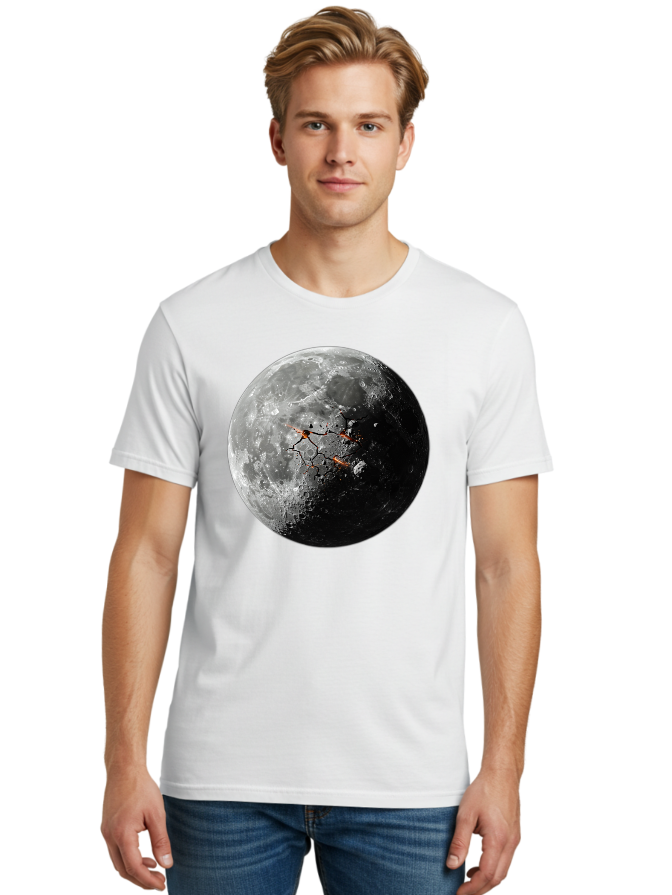 Moon-Surface Men'S Graphic Tee, 100% Cotton, Comfortable Casual Summer Wear, Machine Washable, Vintage Camera, Old Camera, Antique Camera, Black Camera, Classic Photography, Photography Equipment, Nostalgic Device, Film Camera, Camera Art Bam925