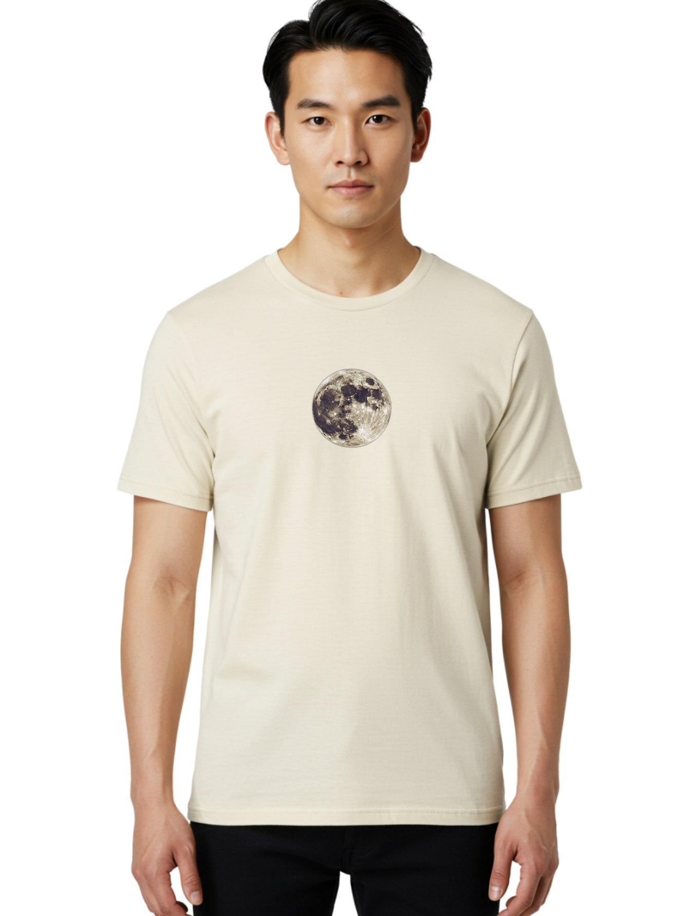 Moon Men'S Graphic Tee, 100% Cotton, Comfortable Casual Summer Wear, Machine Washable, Vintage Camera, Old Camera, Antique Camera, Black Camera, Classic Photography, Photography Equipment, Nostalgic Device, Film Camera, Camera Art Bam926