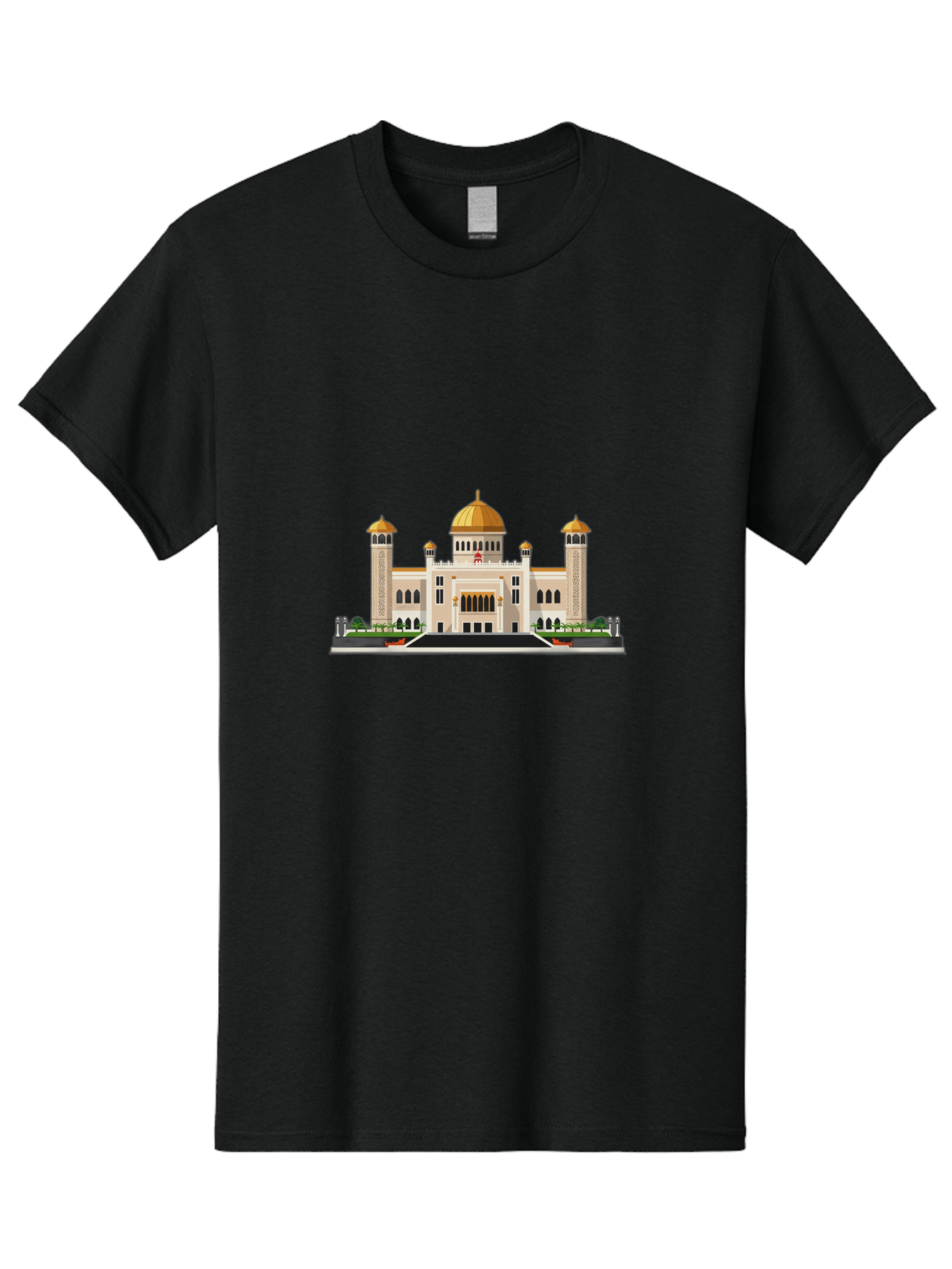 Mosque-Building Men'S Graphic Tee, 100% Cotton, Comfortable Casual Summer Wear, Machine Washable, Vintage Camera, Old Camera, Antique Camera, Black Camera, Classic Photography, Photography Equipment, Nostalgic Device, Film Camera, Camera Art Bam928