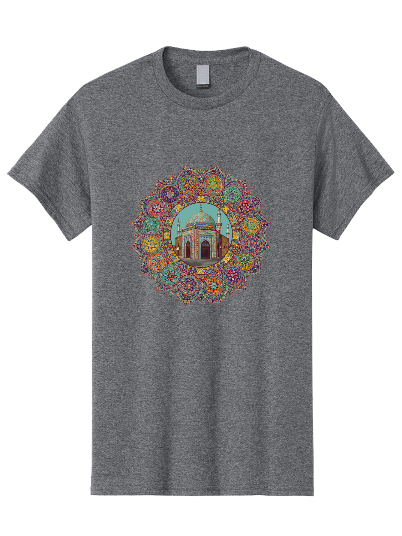 Mosque-Mandala Men'S Graphic Tee, 100% Cotton, Comfortable Casual Summer Wear, Machine Washable, Vintage Camera, Old Camera, Antique Camera, Black Camera, Classic Photography, Photography Equipment, Nostalgic Device, Film Camera, Camera Art Bam929