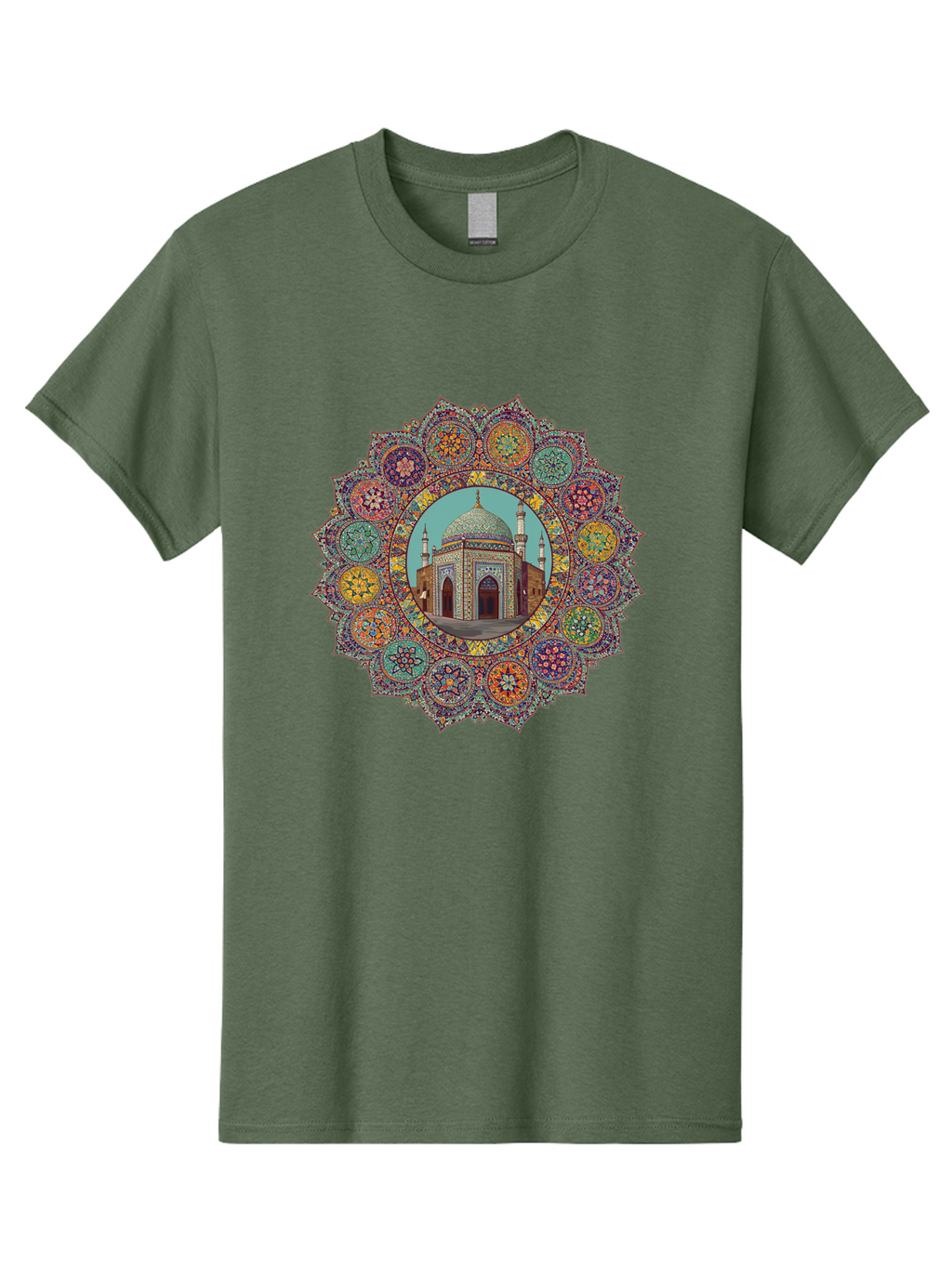 Mosque-Mandala Men'S Graphic Tee, 100% Cotton, Comfortable Casual Summer Wear, Machine Washable, Vintage Camera, Old Camera, Antique Camera, Black Camera, Classic Photography, Photography Equipment, Nostalgic Device, Film Camera, Camera Art Bam929