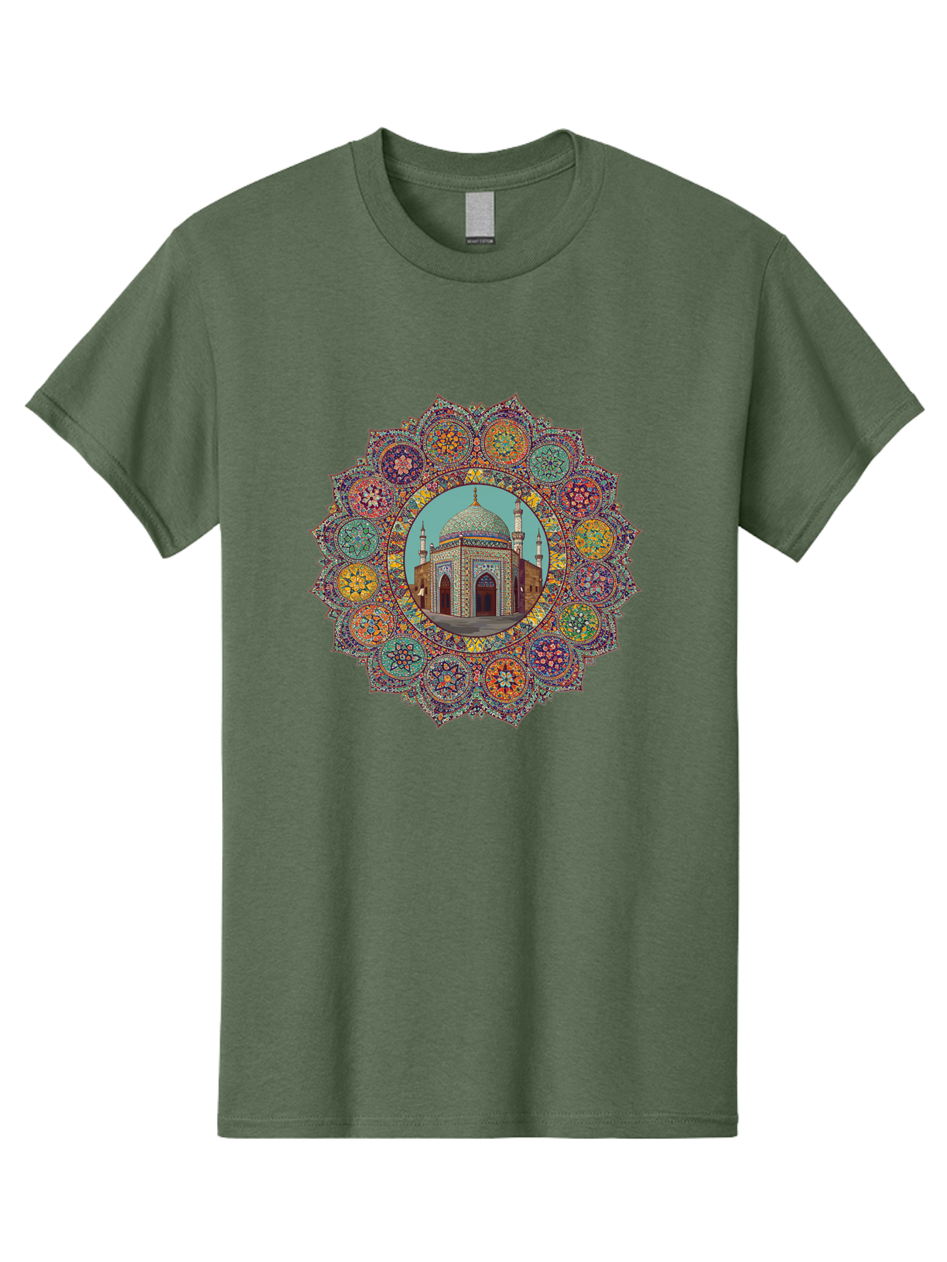 Mosque-Mandala Men'S Graphic Tee, 100% Cotton, Comfortable Casual Summer Wear, Machine Washable, Vintage Camera, Old Camera, Antique Camera, Black Camera, Classic Photography, Photography Equipment, Nostalgic Device, Film Camera, Camera Art Bam929