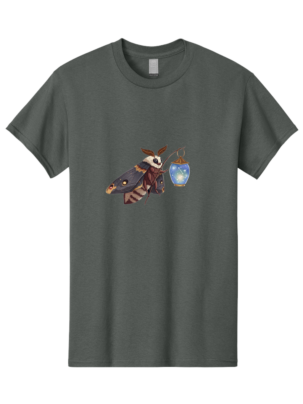 Moth-With-Lantern Men'S Graphic Tee, 100% Cotton, Comfortable Casual Summer Wear, Machine Washable, Vintage Camera, Old Camera, Antique Camera, Black Camera, Classic Photography, Photography Equipment, Nostalgic Device, Film Camera, Camera Art Bam932