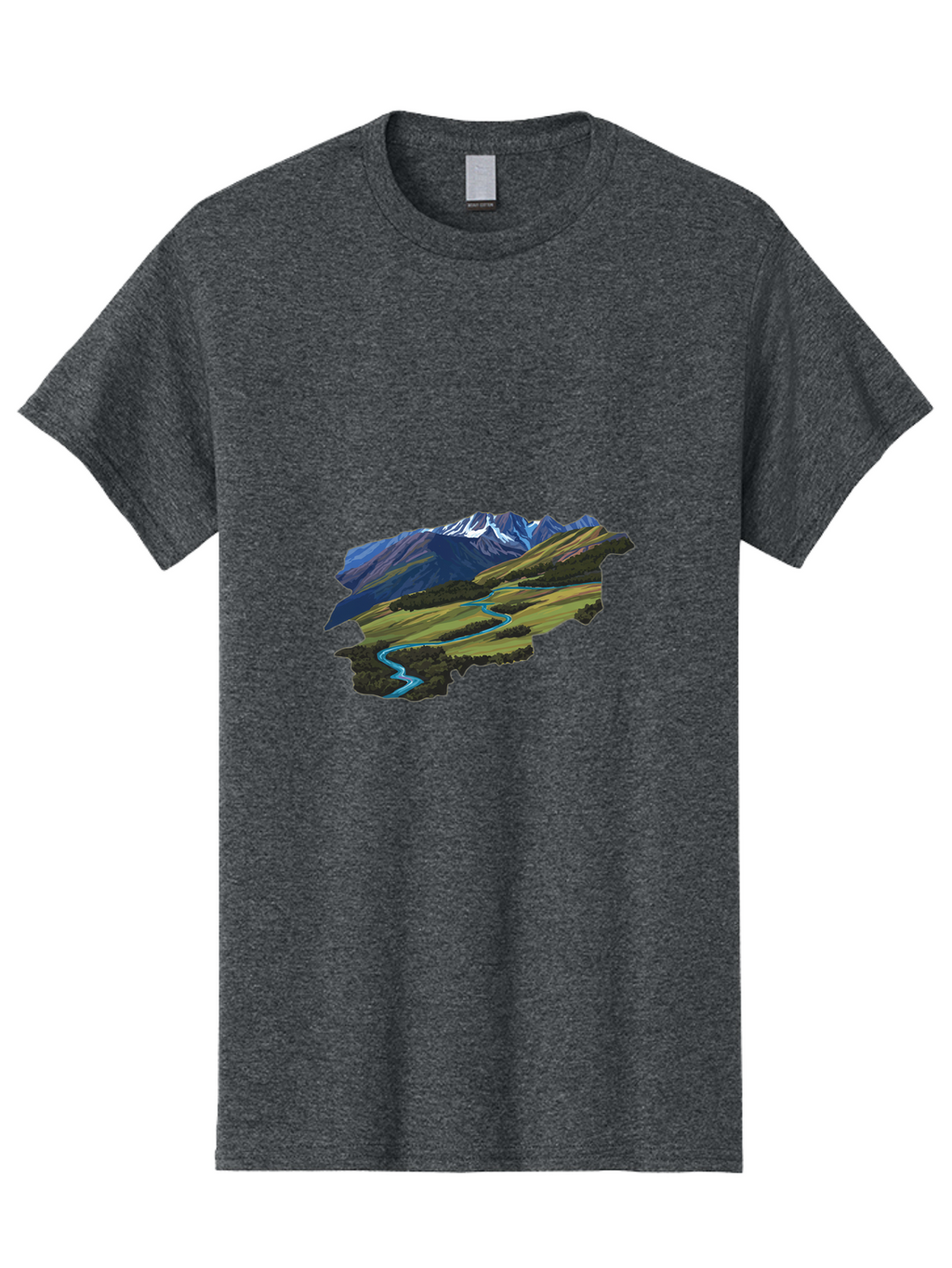 Mountain-Landscape Men'S Graphic Tee, 100% Cotton, Comfortable Casual Summer Wear, Machine Washable, Vintage Camera, Old Camera, Antique Camera, Black Camera, Classic Photography, Photography Equipment, Nostalgic Device, Film Camera, Bam935