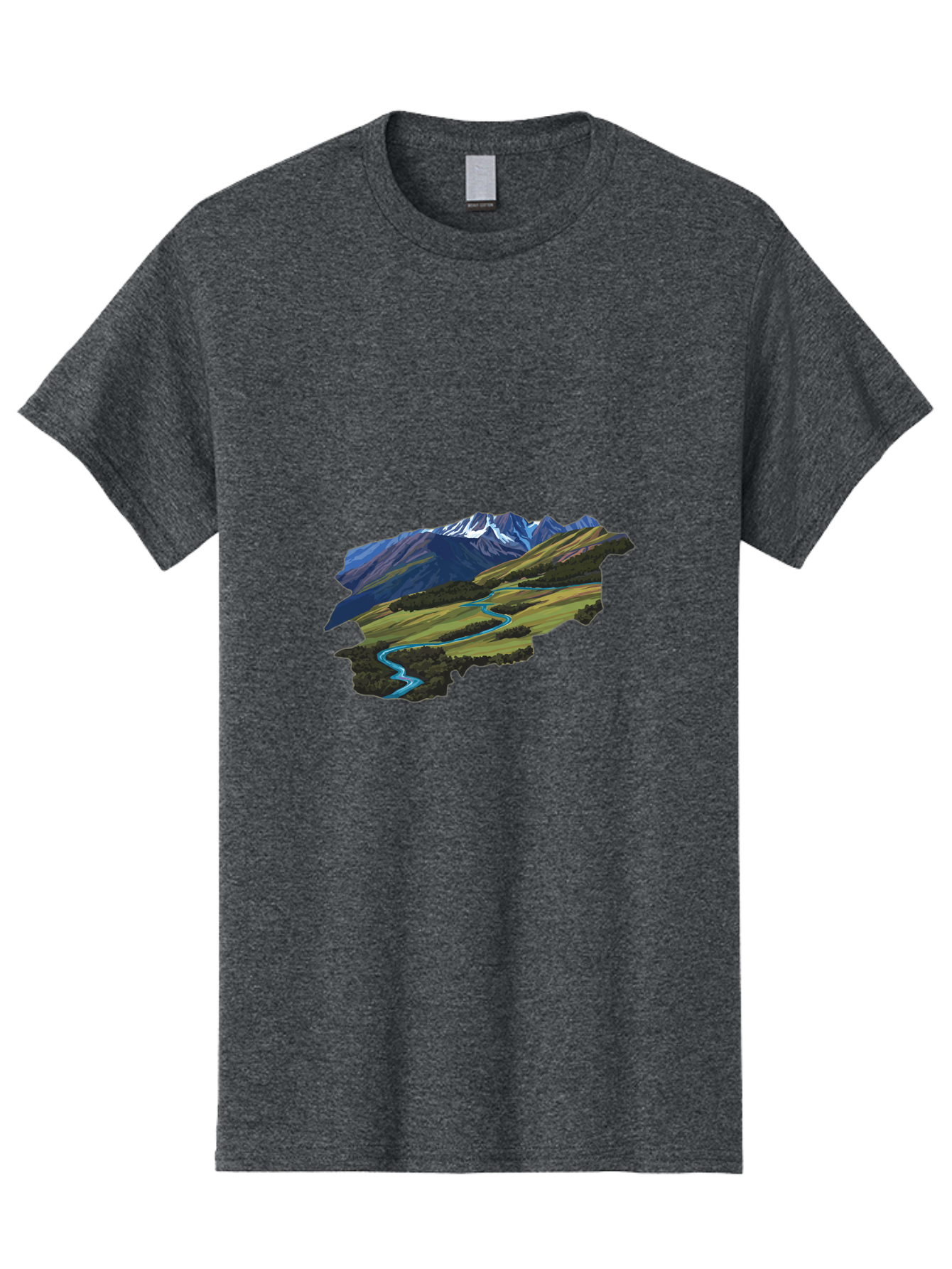 Mountain-Landscape Men'S Graphic Tee, 100% Cotton, Comfortable Casual Summer Wear, Machine Washable, Vintage Camera, Old Camera, Antique Camera, Black Camera, Classic Photography, Photography Equipment, Nostalgic Device, Film Camera, Bam935