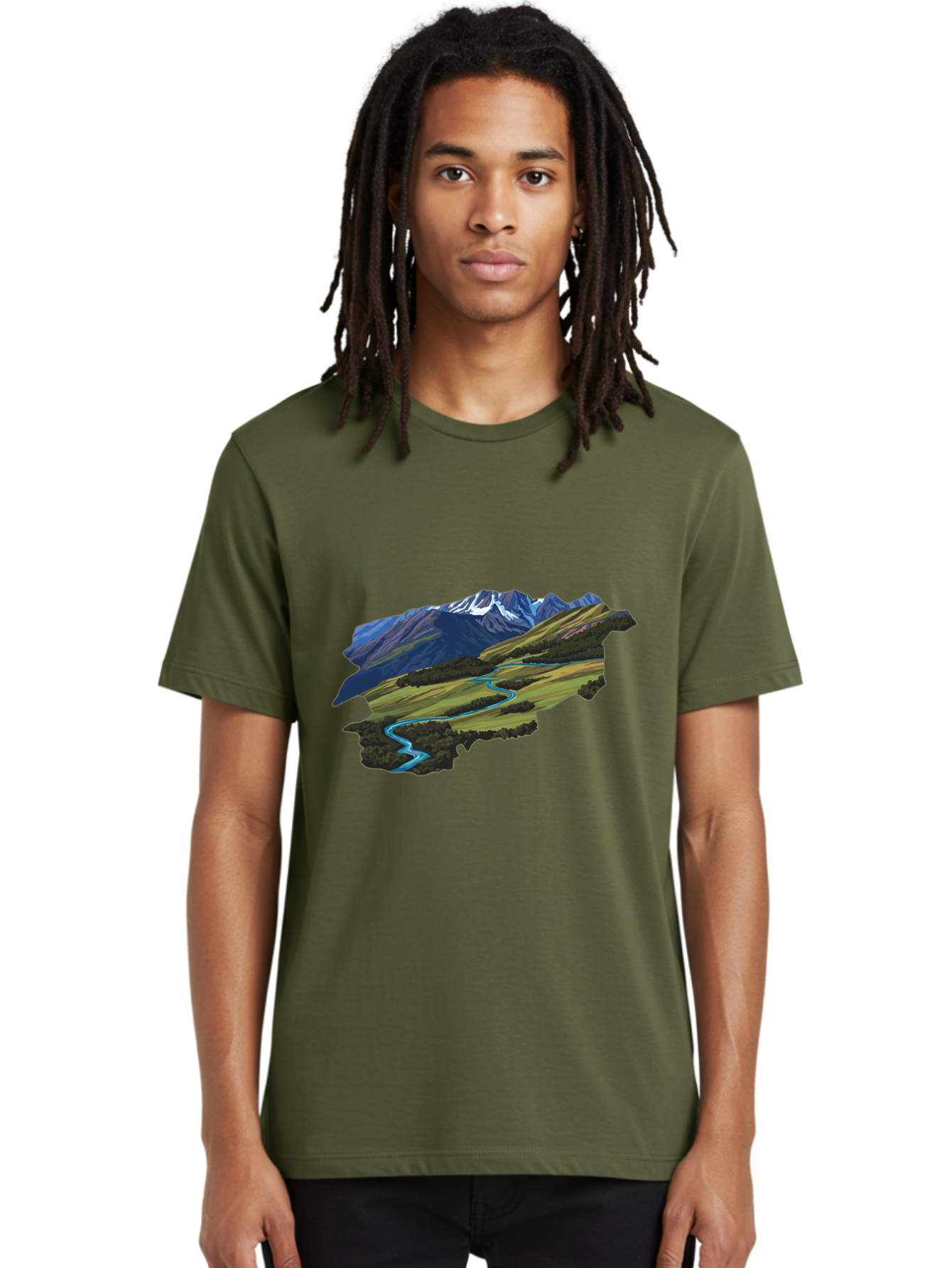 Mountain-Landscape Men'S Graphic Tee, 100% Cotton, Comfortable Casual Summer Wear, Machine Washable, Vintage Camera, Old Camera, Antique Camera, Black Camera, Classic Photography, Photography Equipment, Nostalgic Device, Film Camera, Bam935