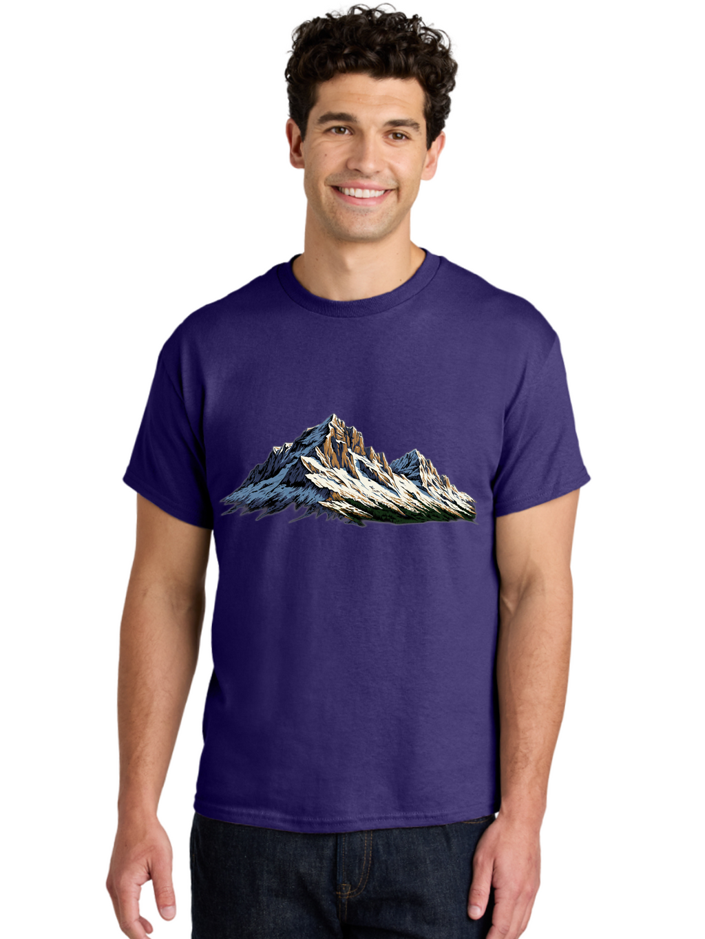 Mountain-Peak Men'S Graphic Tee, 100% Cotton, Comfortable Casual Summer Wear, Machine Washable, Vintage Camera, Old Camera, Antique Camera, Black Camera, Classic Photography, Photography Equipment, Nostalgic Device, Film Camera, Camera Art Bam936