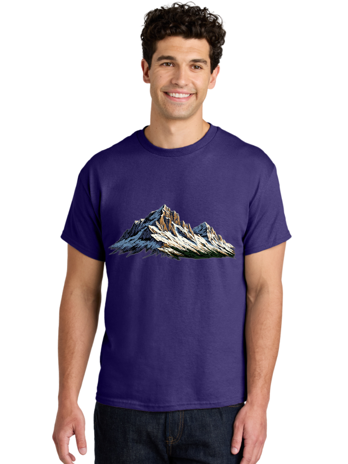 Mountain-Peak Men'S Graphic Tee, 100% Cotton, Comfortable Casual Summer Wear, Machine Washable, Vintage Camera, Old Camera, Antique Camera, Black Camera, Classic Photography, Photography Equipment, Nostalgic Device, Film Camera, Camera Art Bam936