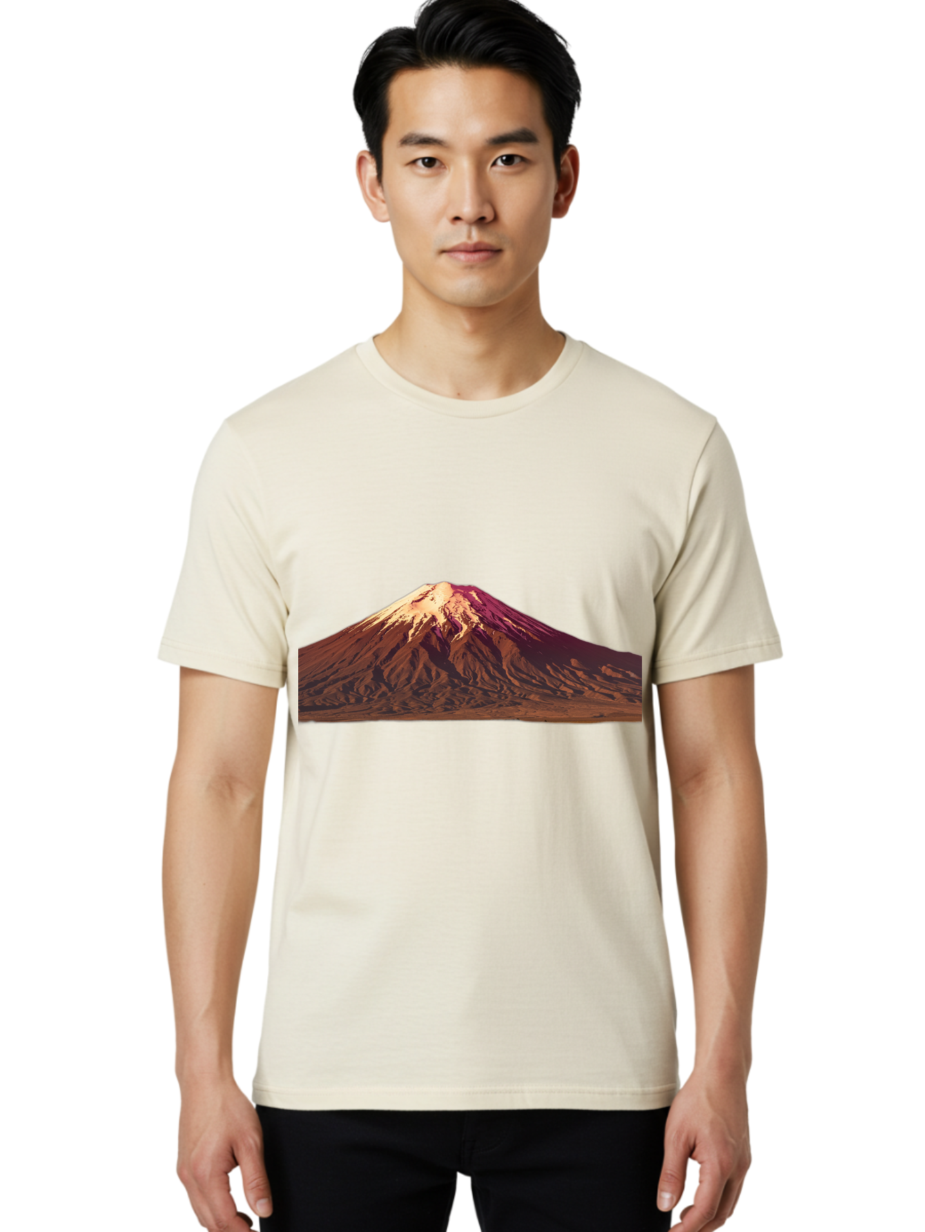 Mountain Men'S Graphic Tee, 100% Cotton, Comfortable Casual Summer Wear, Machine Washable, Vintage Camera, Old Camera, Antique Camera, Black Camera, Classic Photography, Photography Equipment, Nostalgic Device, Film Camera, Camera Art Bam937