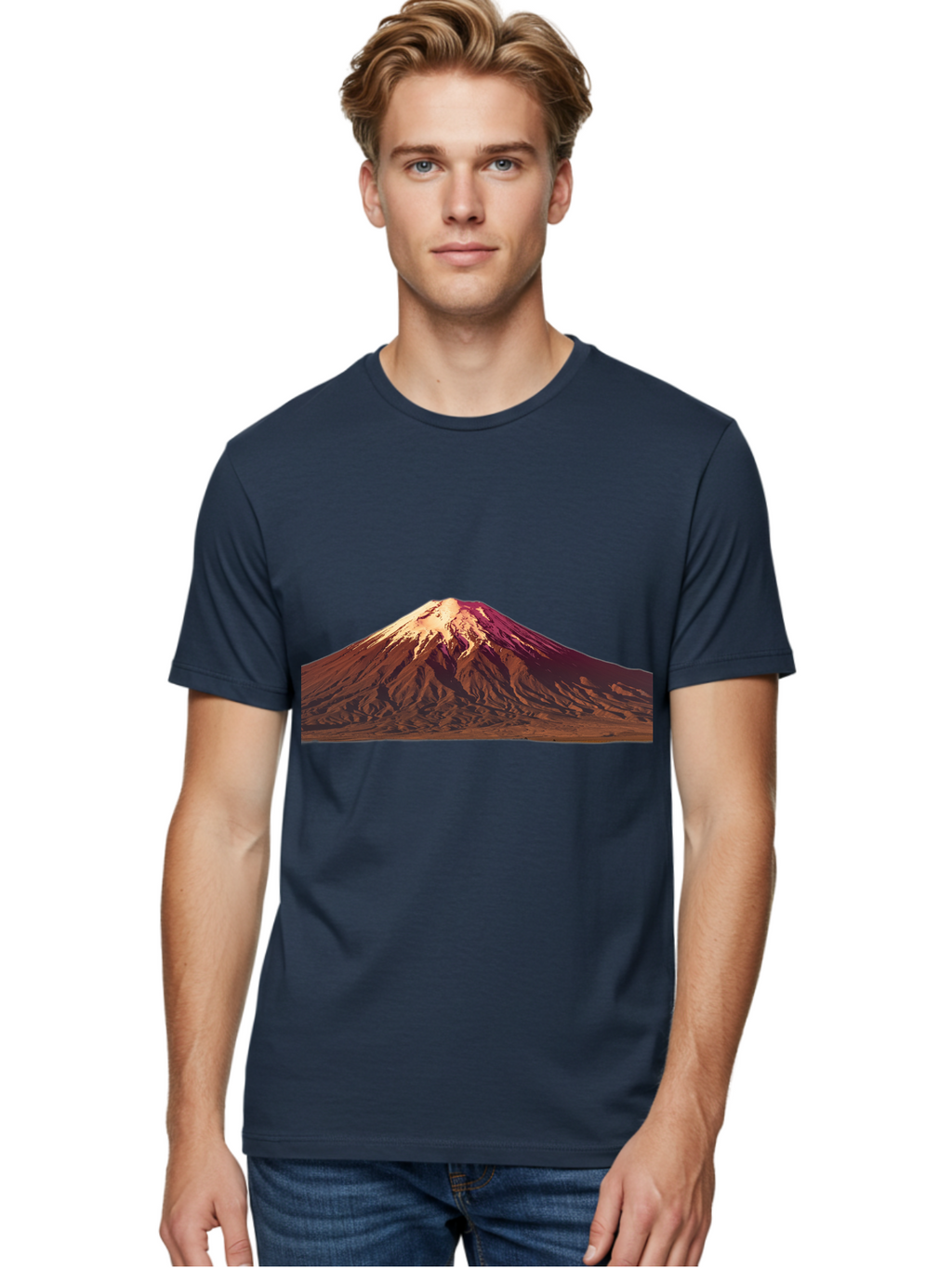 Mountain Men'S Graphic Tee, 100% Cotton, Comfortable Casual Summer Wear, Machine Washable, Vintage Camera, Old Camera, Antique Camera, Black Camera, Classic Photography, Photography Equipment, Nostalgic Device, Film Camera, Camera Art Bam937