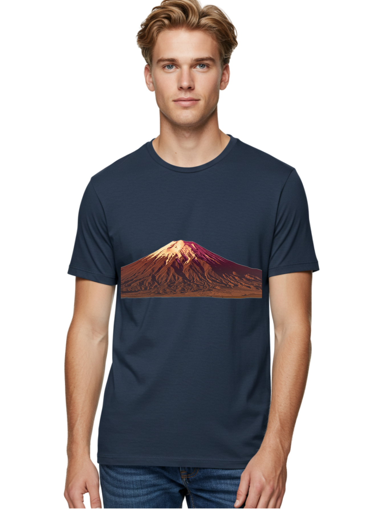 Mountain Men'S Graphic Tee, 100% Cotton, Comfortable Casual Summer Wear, Machine Washable, Vintage Camera, Old Camera, Antique Camera, Black Camera, Classic Photography, Photography Equipment, Nostalgic Device, Film Camera, Camera Art Bam937