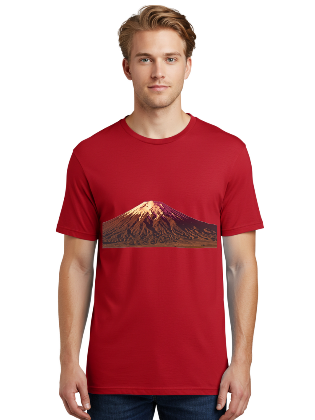 Mountain Men'S Graphic Tee, 100% Cotton, Comfortable Casual Summer Wear, Machine Washable, Vintage Camera, Old Camera, Antique Camera, Black Camera, Classic Photography, Photography Equipment, Nostalgic Device, Film Camera, Camera Art Bam937